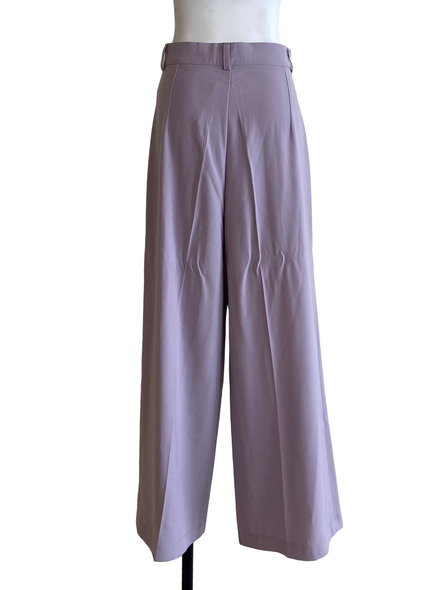 Heather Purple Herringbone Formal Pants