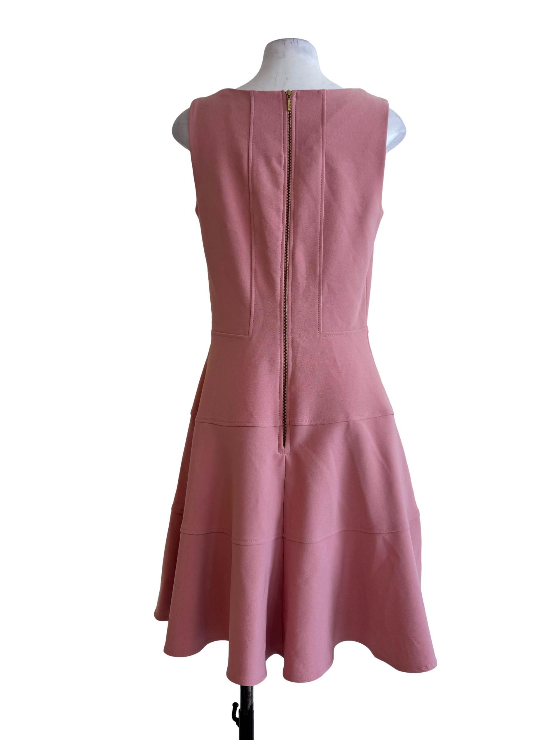 Petal Blush Sleeveless Shift Dress