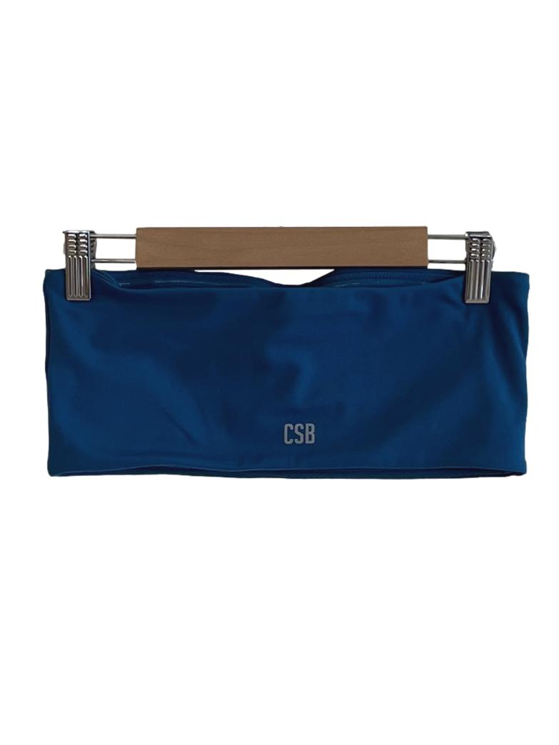 Cobalt Blue Sleeveless Sports Bra