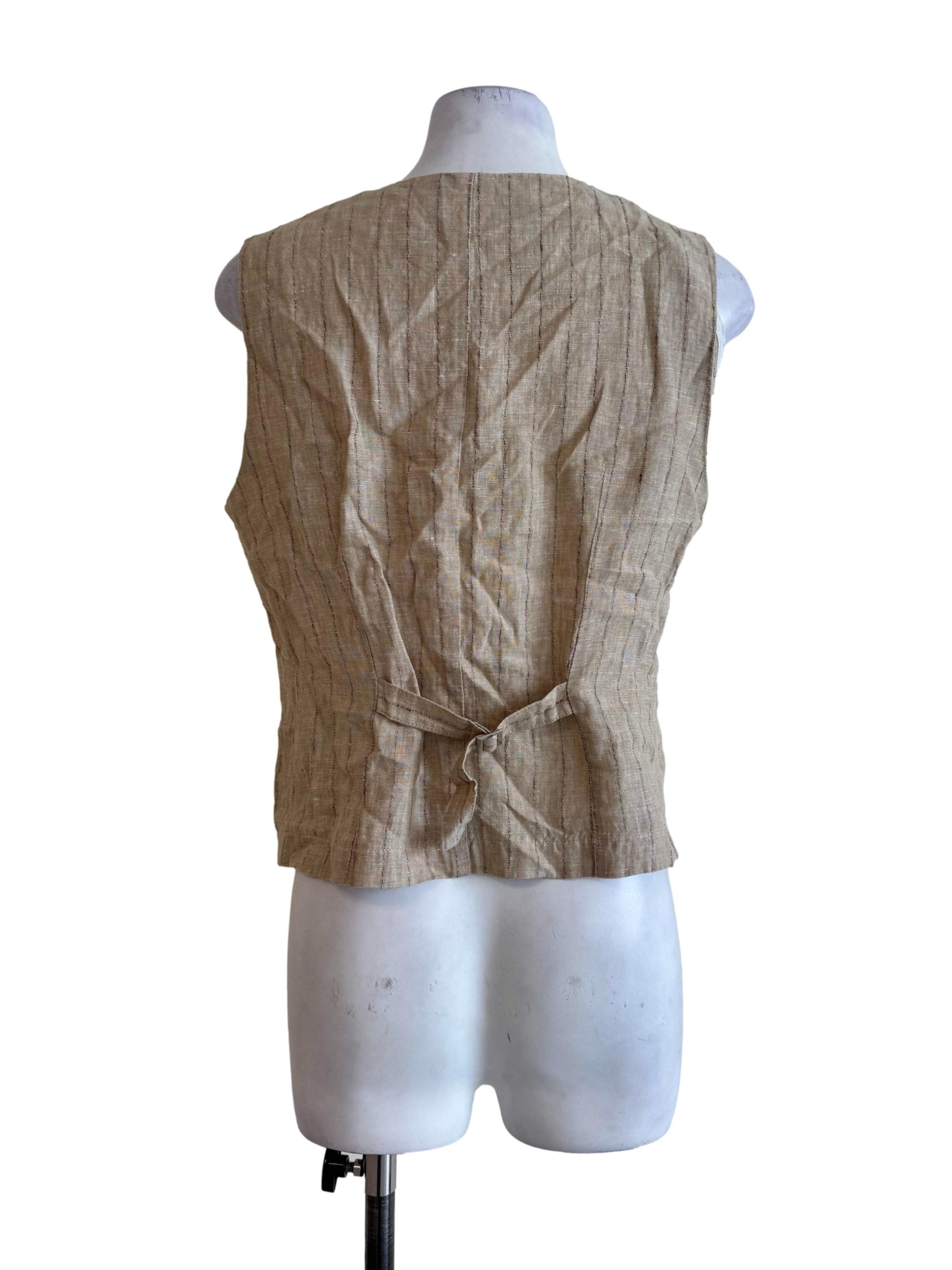 Gunny Sack V Neck Vest