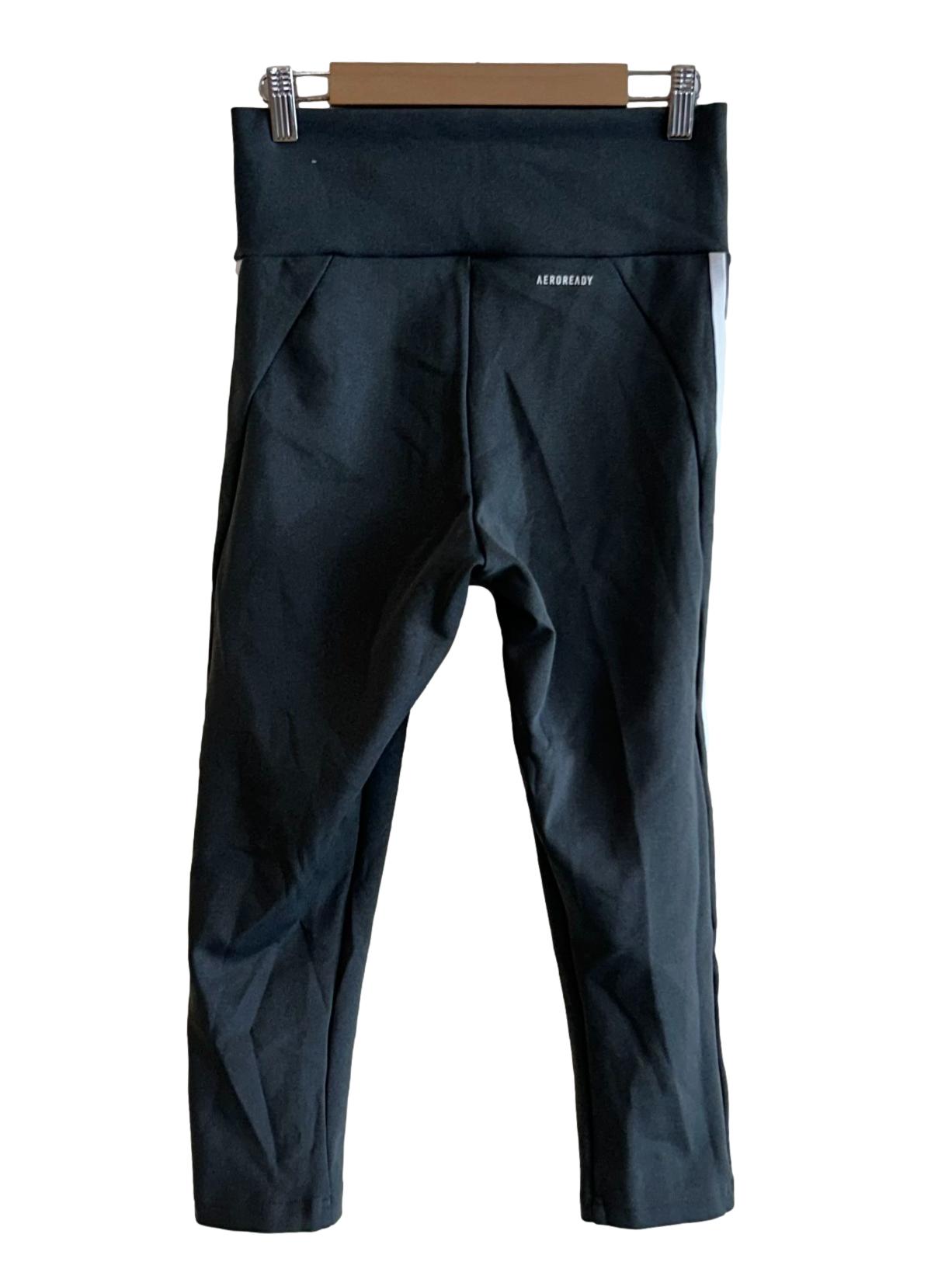 Grey Three Stripes Leggings