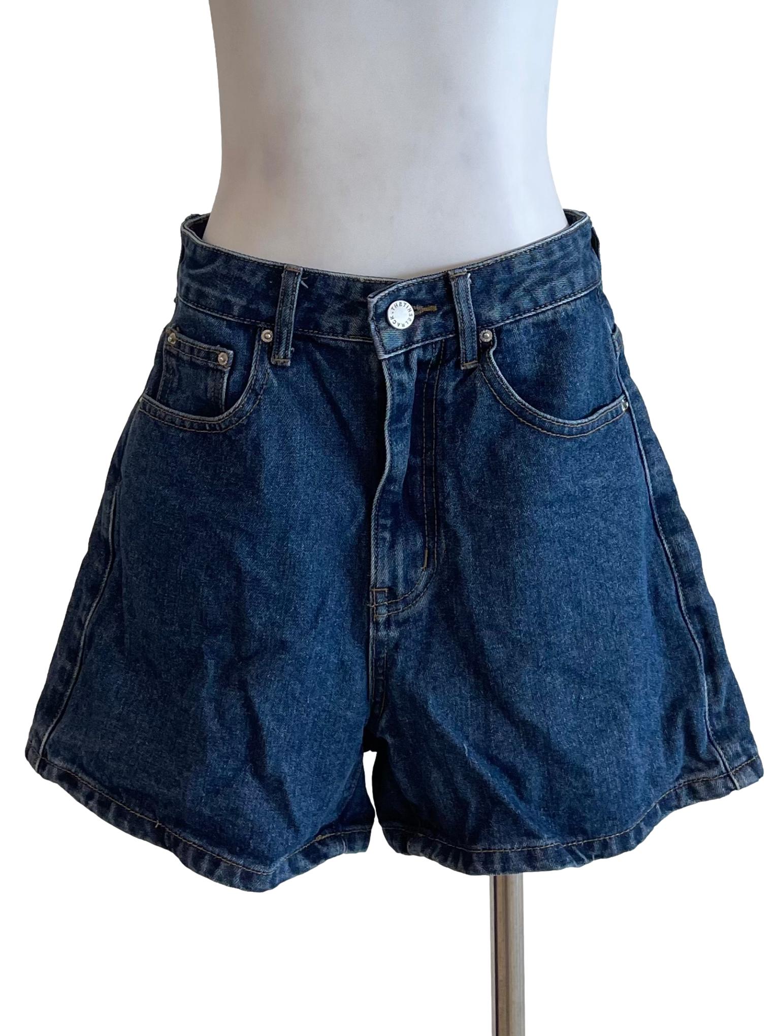 Denim A-Line Jean Shorts