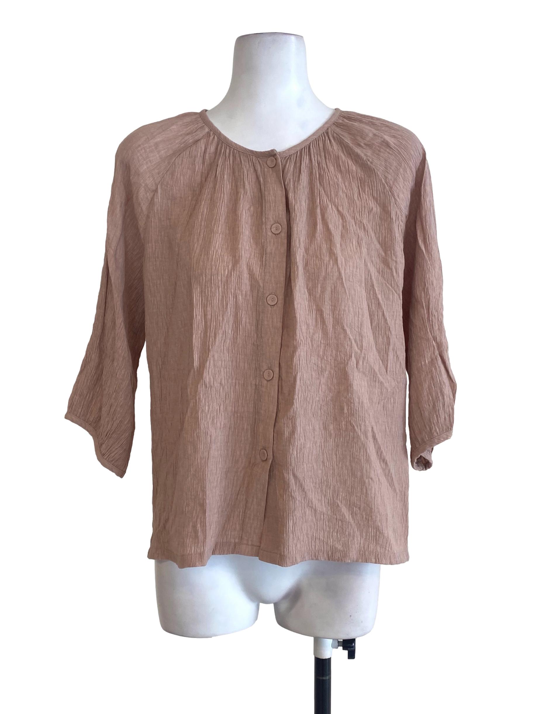 Dusty Pink Textured Top TCL