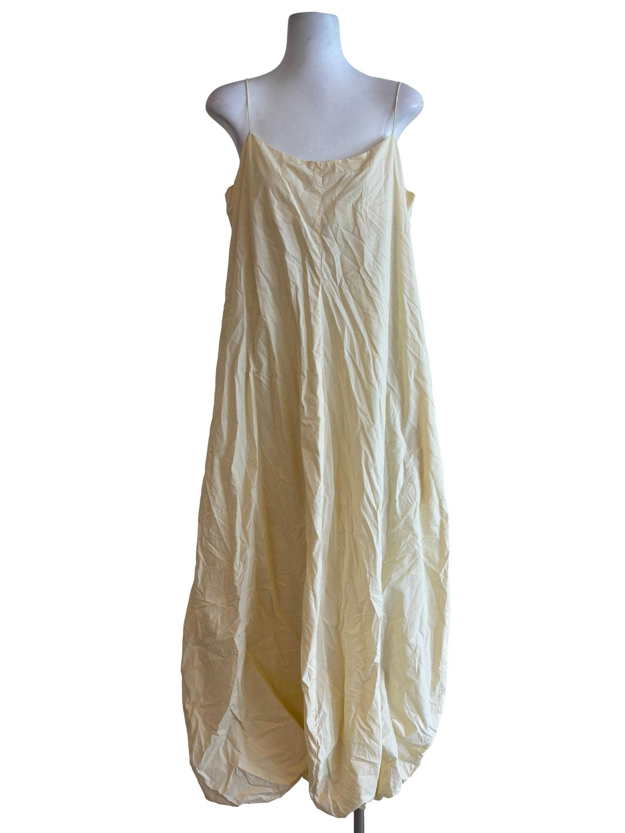 Pastel Yellow Balloon Dress