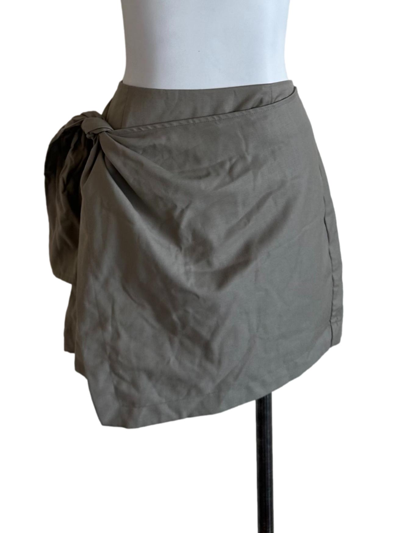 Hazel Grey Wrap Skorts