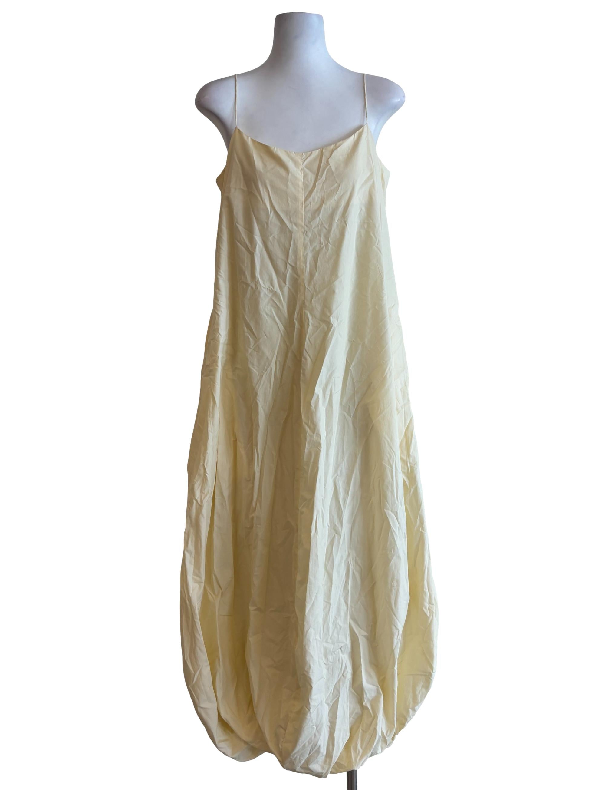 Pastel Yellow Balloon Dress
