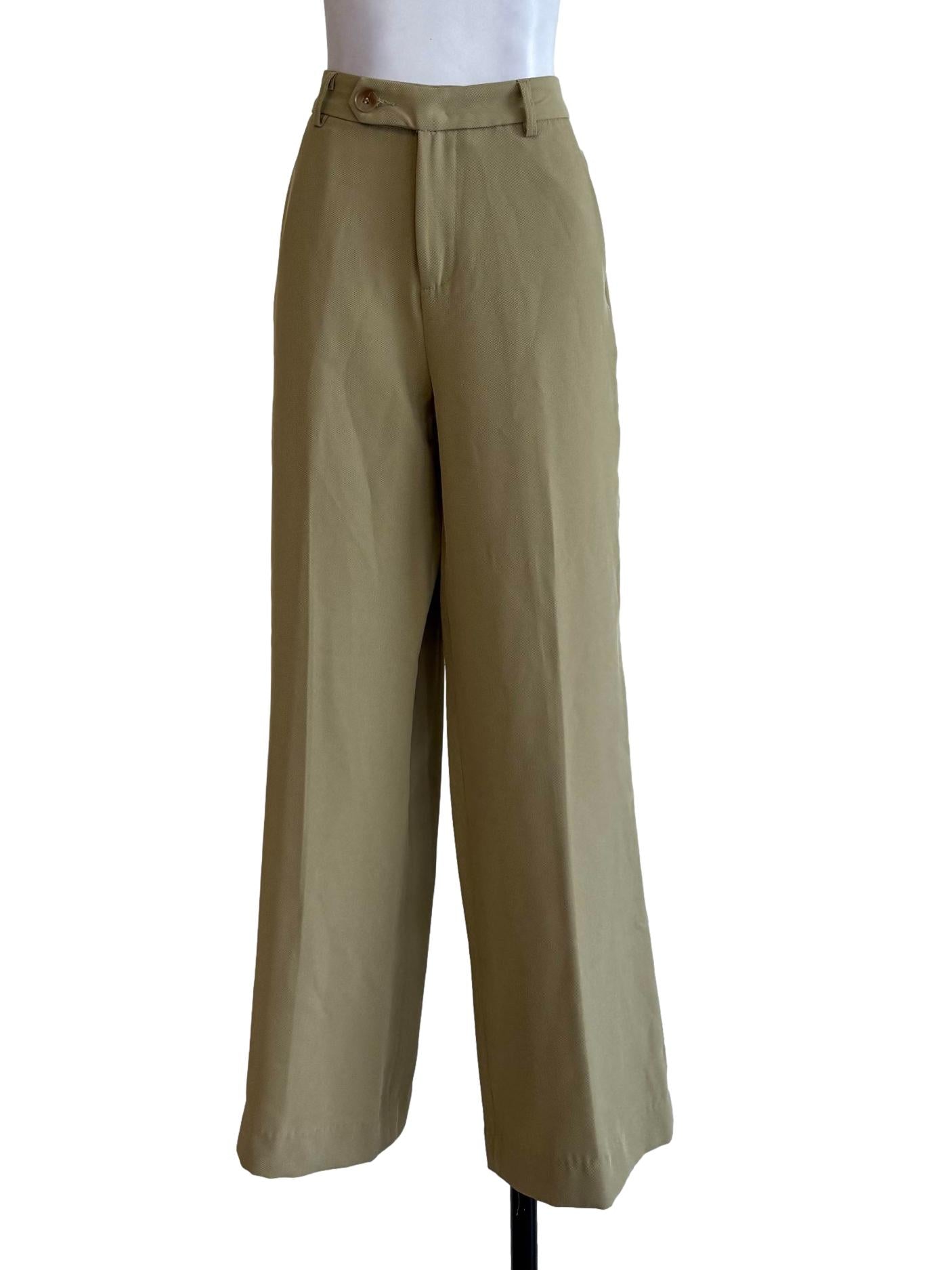 Green Tea Formal Pants