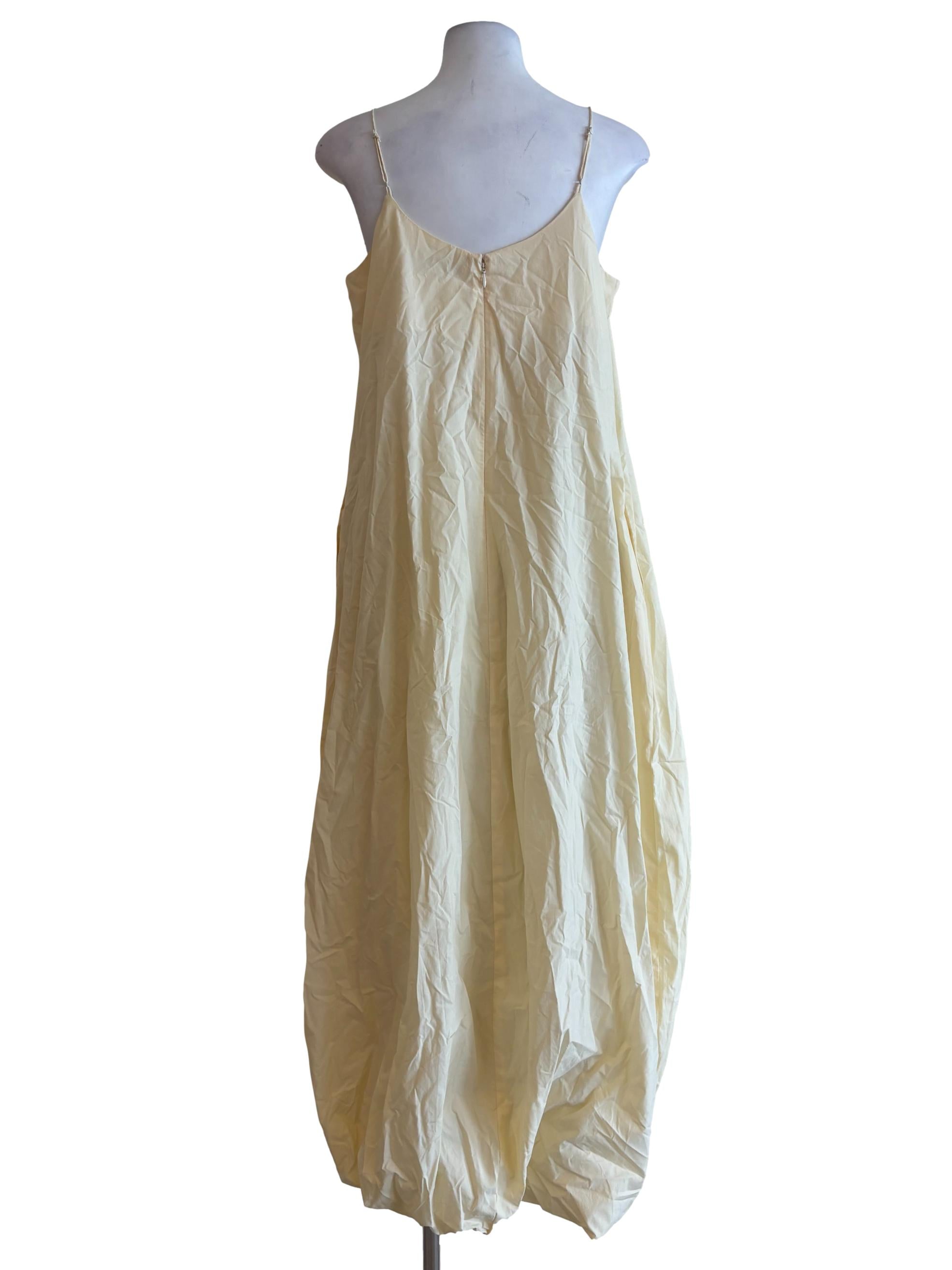 Pastel Yellow Balloon Dress