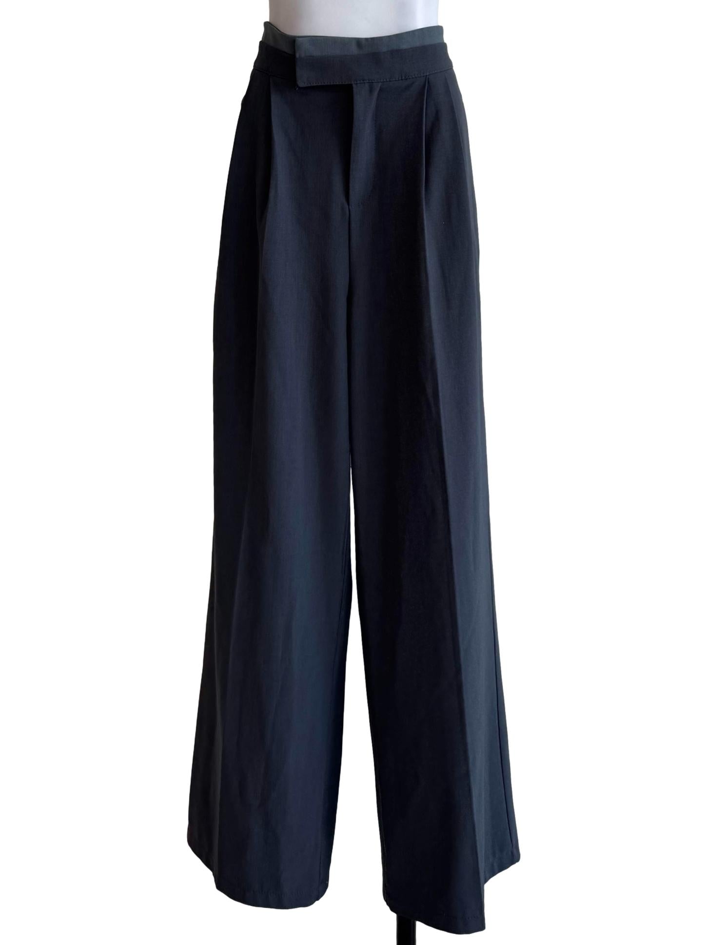 Obsidian Grey Formal Pants