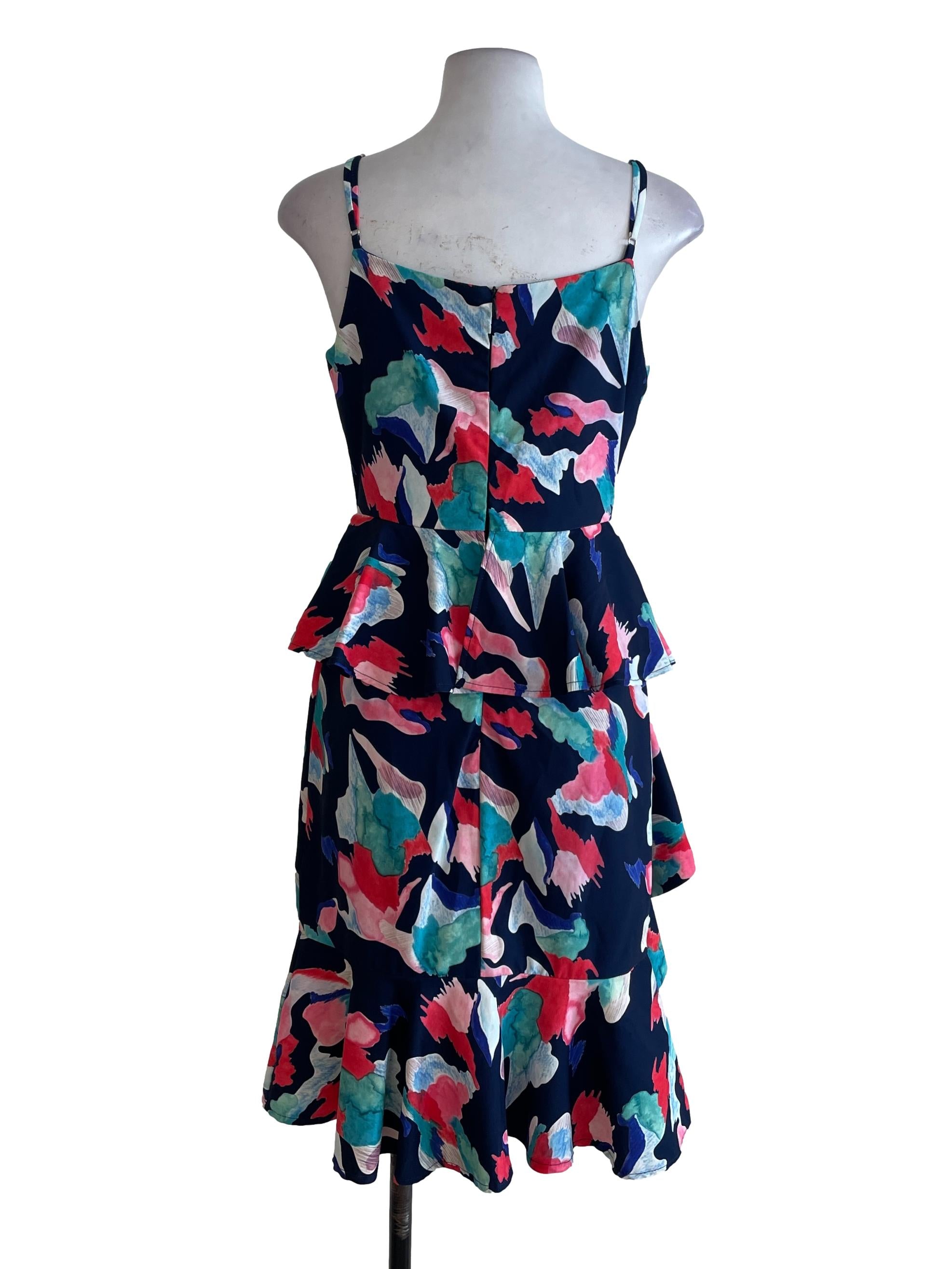 Multicolour Ruffled Dress