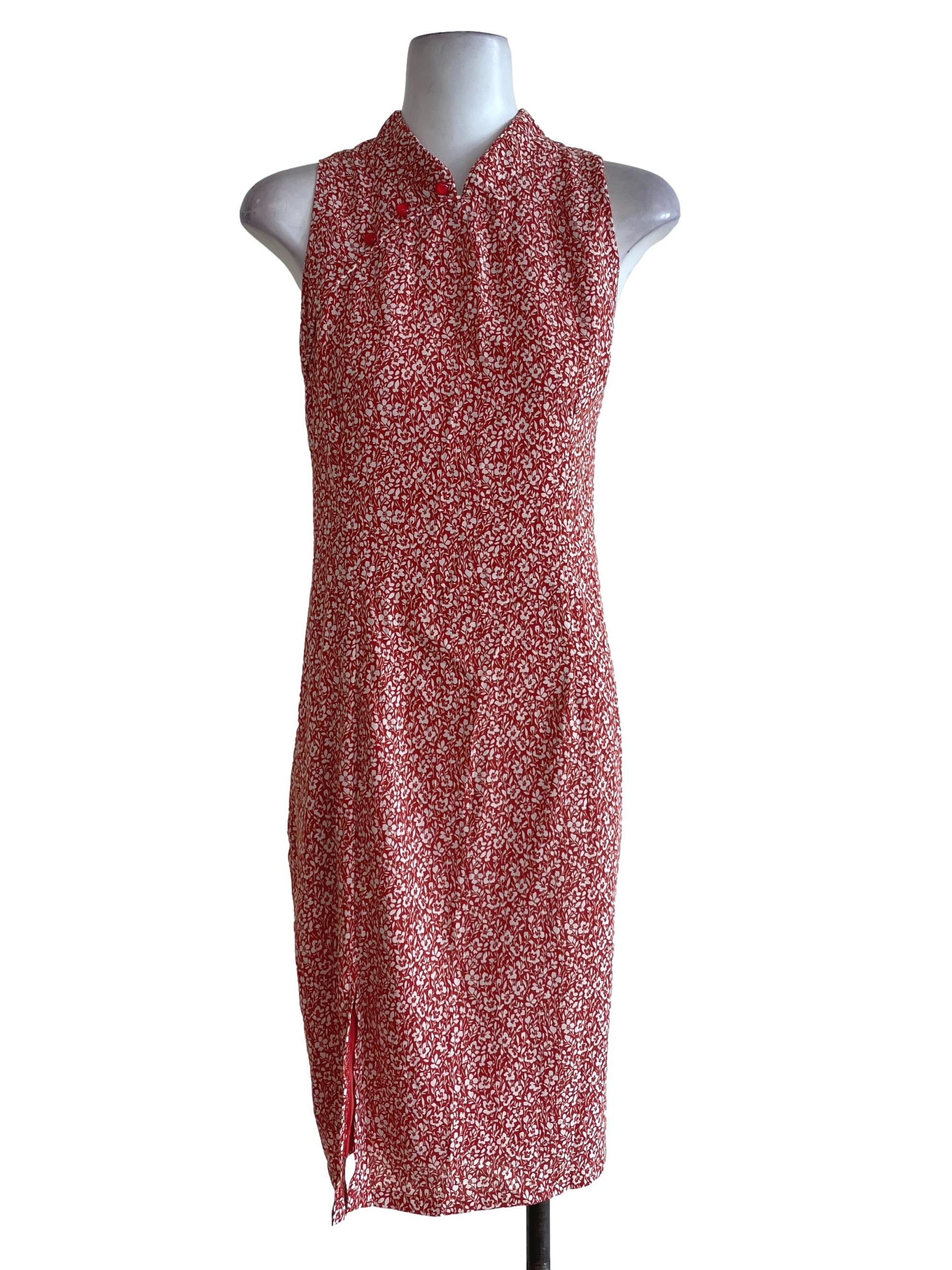 Red Floral Dress
