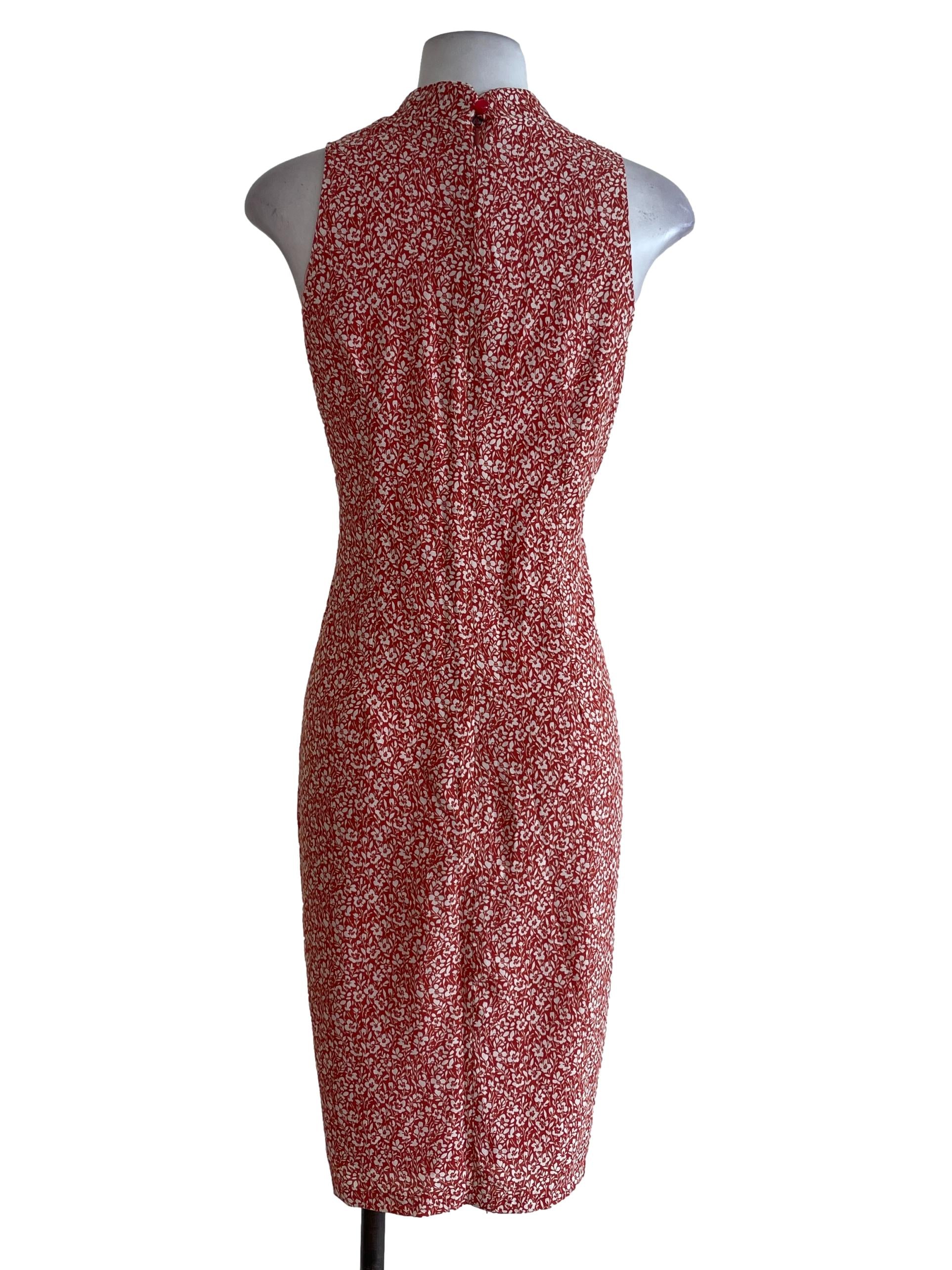 Red Floral Dress