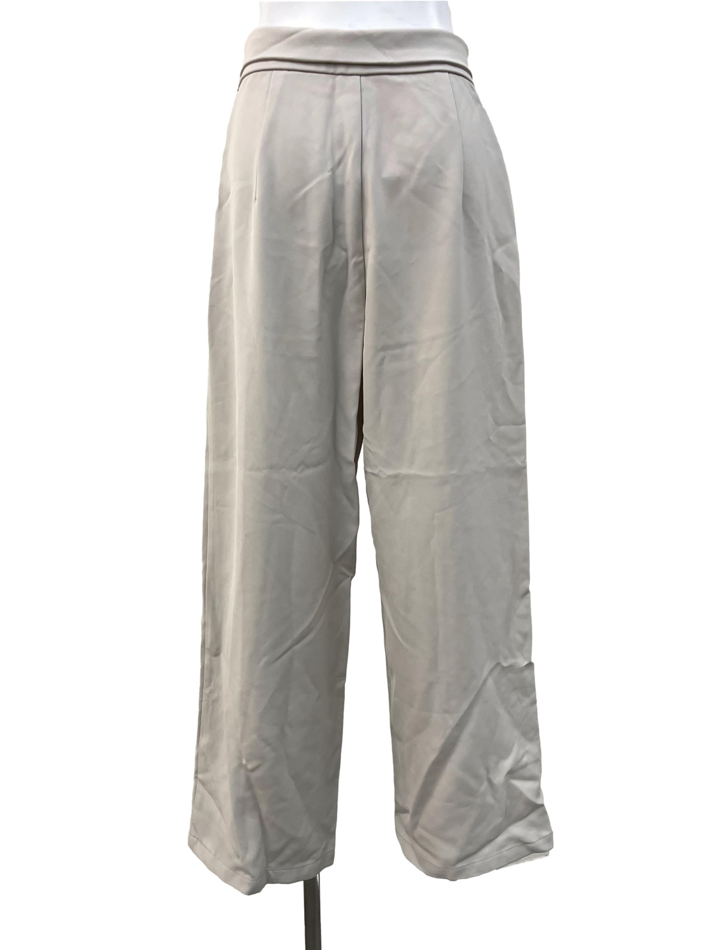 Light Grey Folded Pants