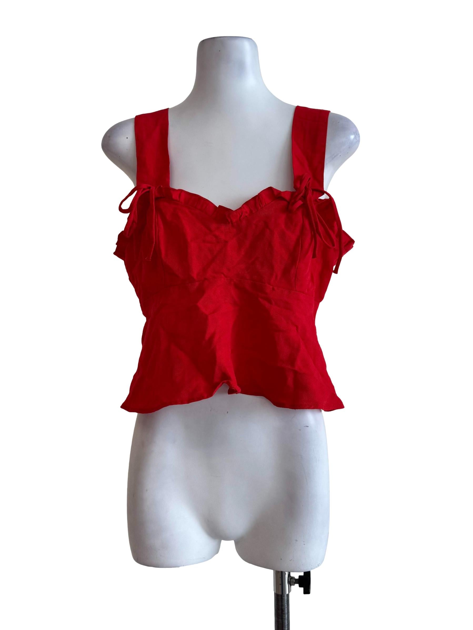 Fire Red Camisole