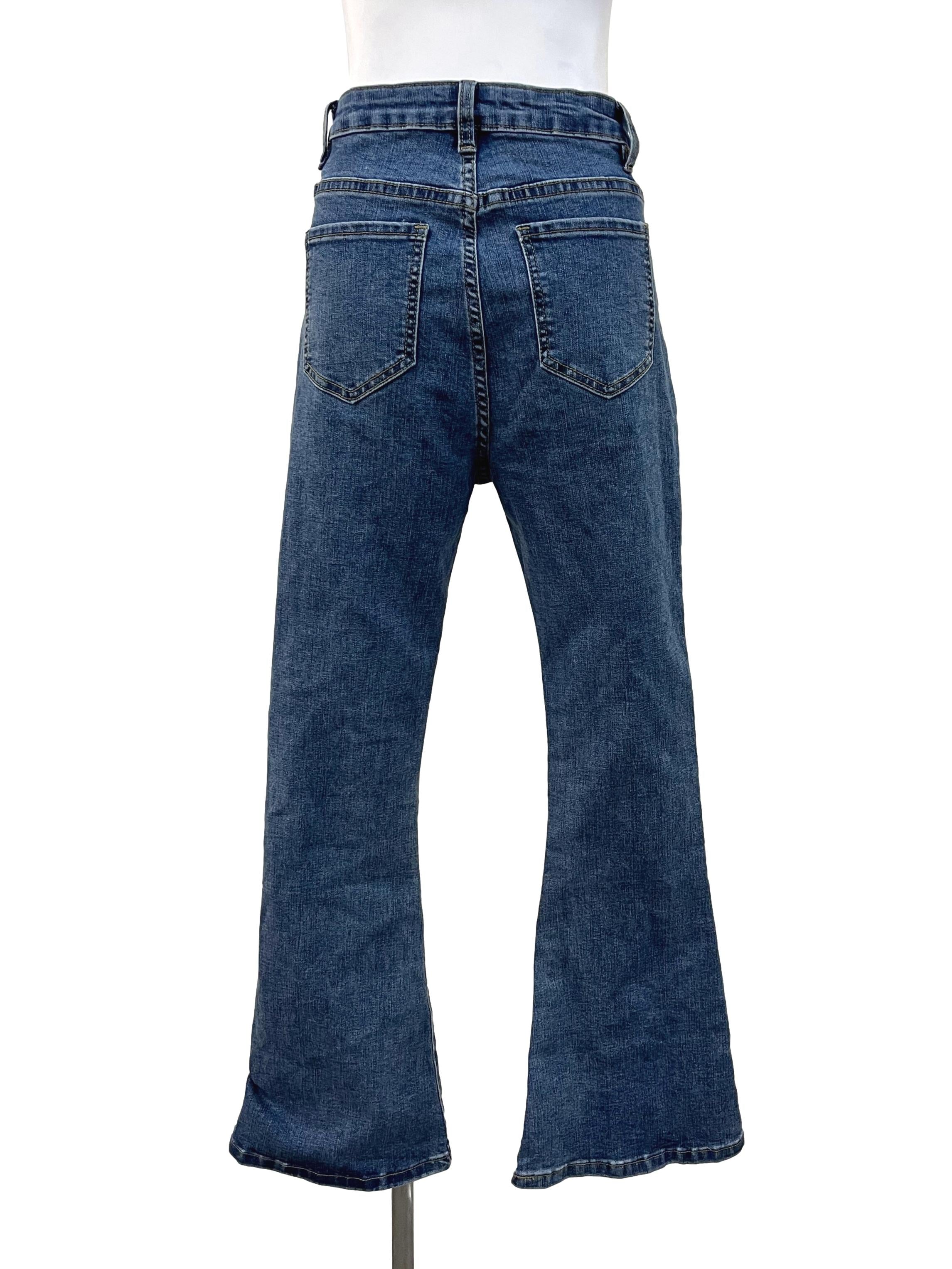 Blue Flare Jeans