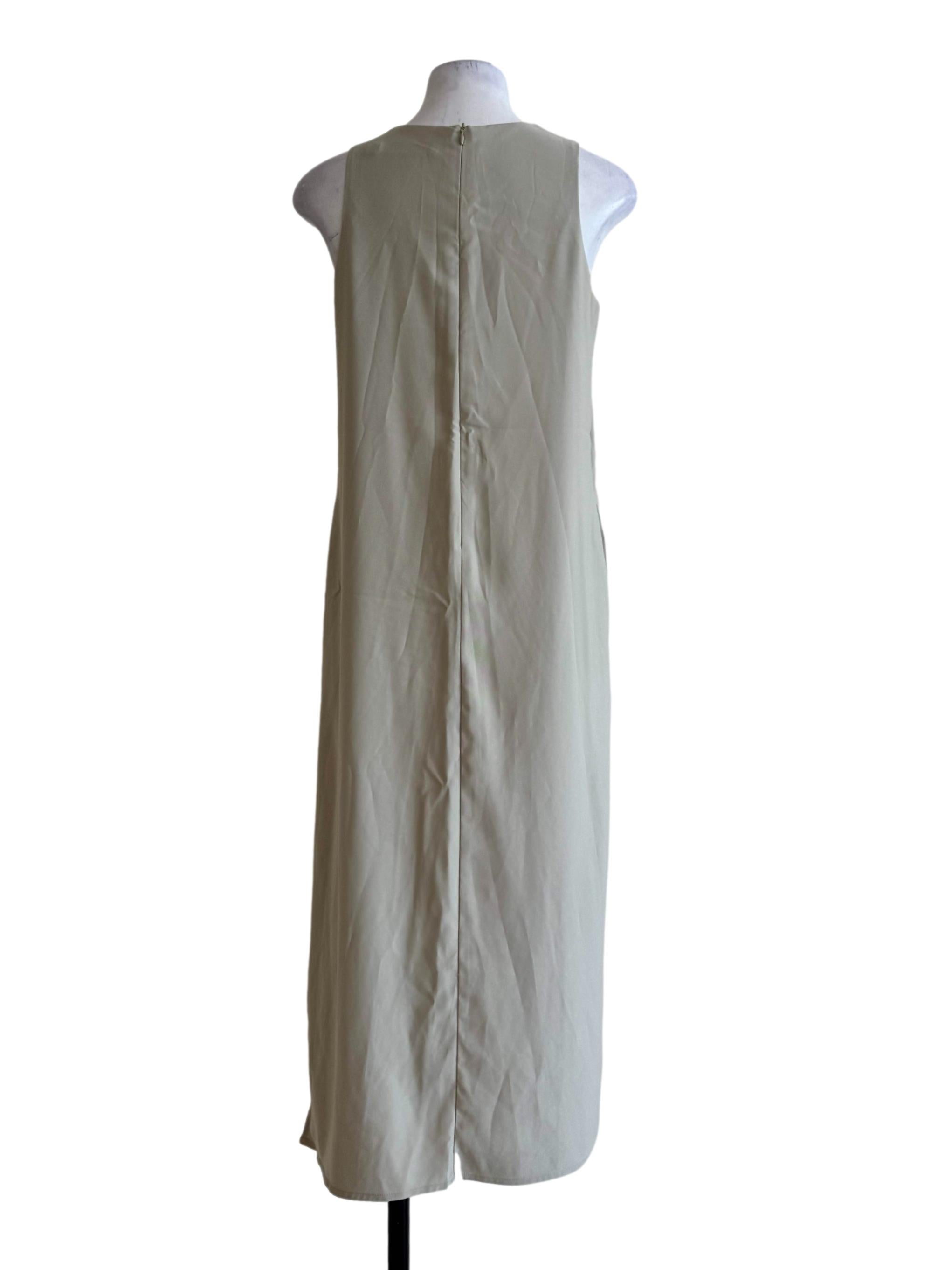 Pistachio Side Slit Shift Dress