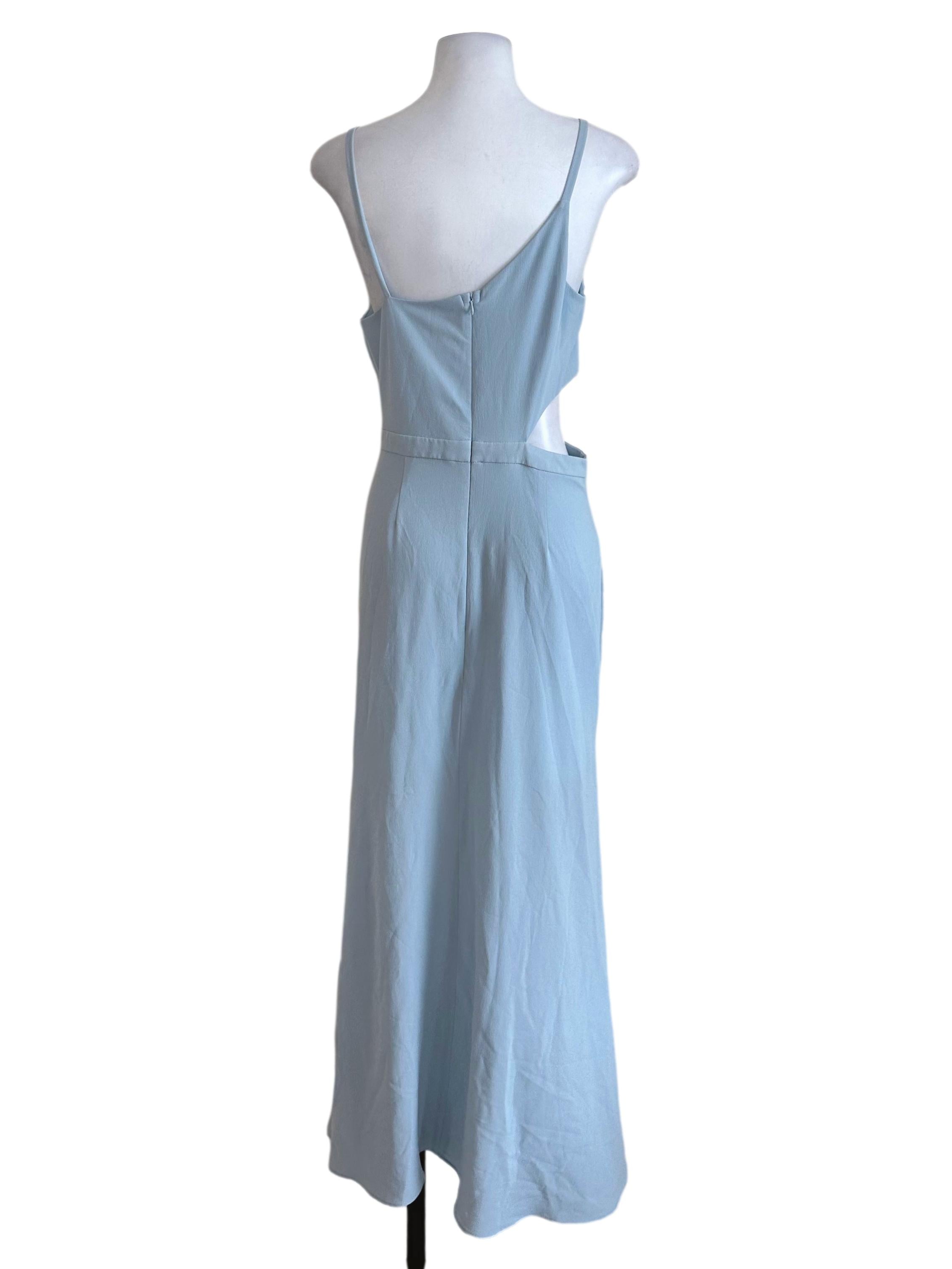 Baby Blue Plain Dress TCL