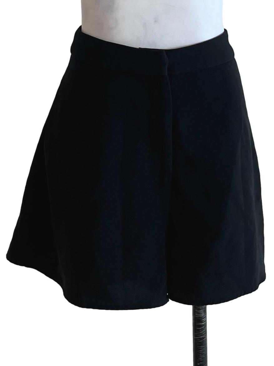 Black High-Waisted Shorts