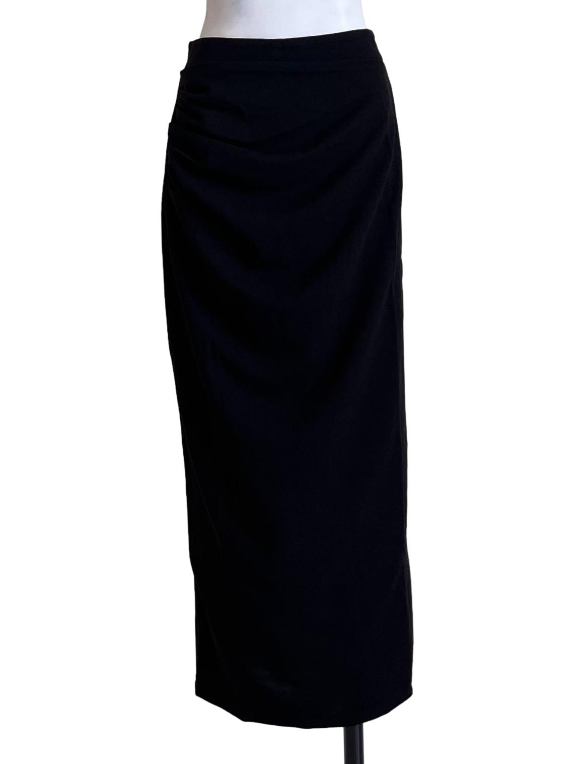 Jade Black Pencil Skirt