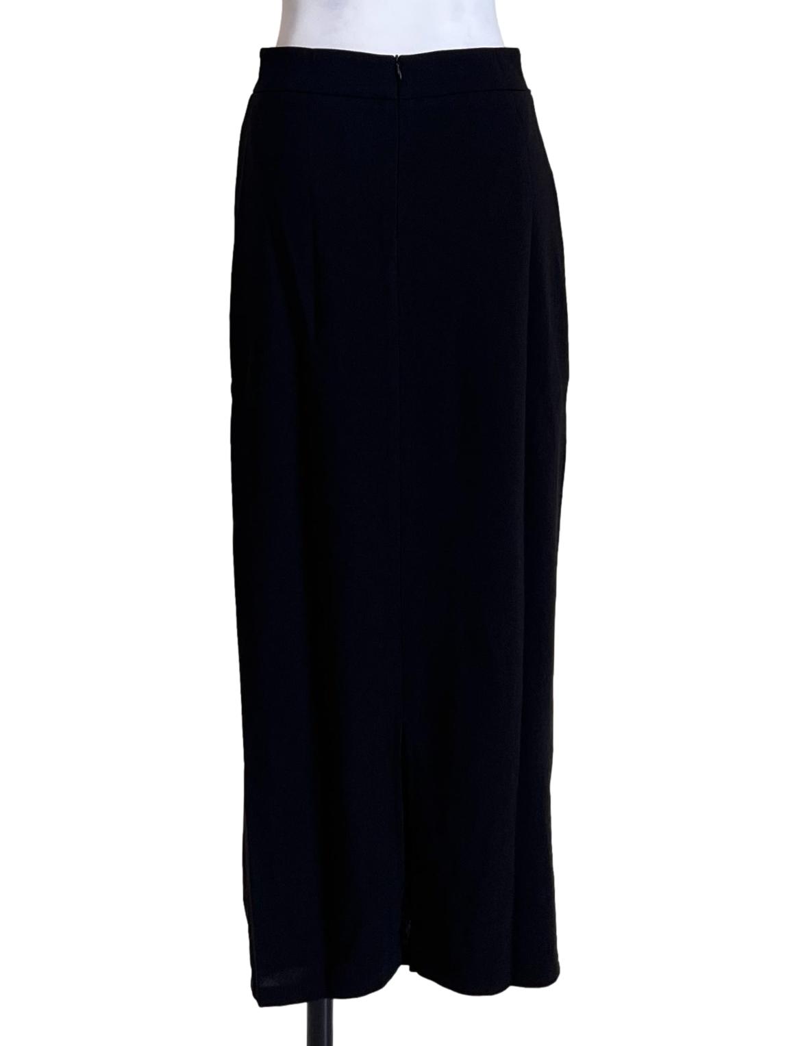 Jade Black Pencil Skirt