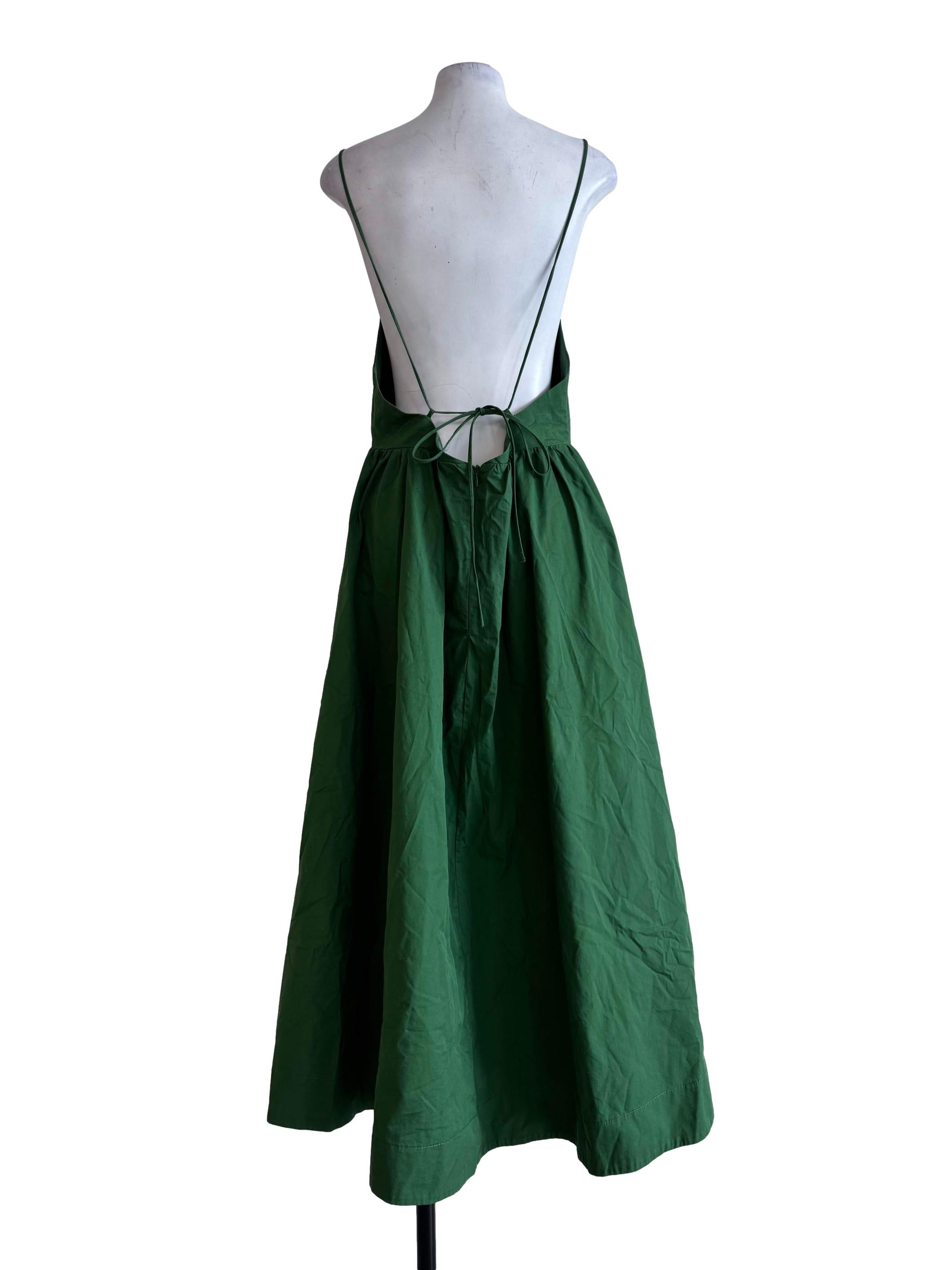 Clover Green Spaghetti Strap Dress
