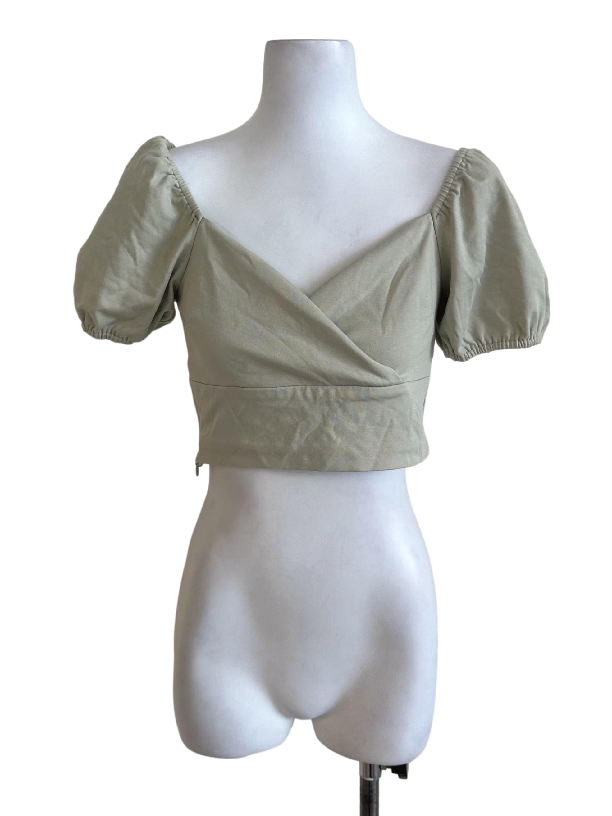 Pastel Green Plain Top