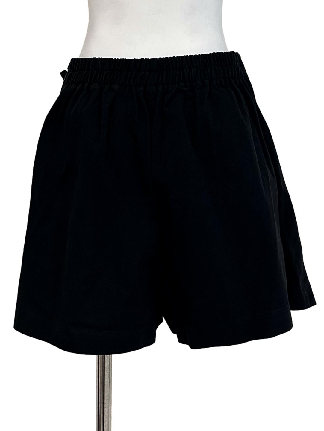Charcoal Black Wrap Skort