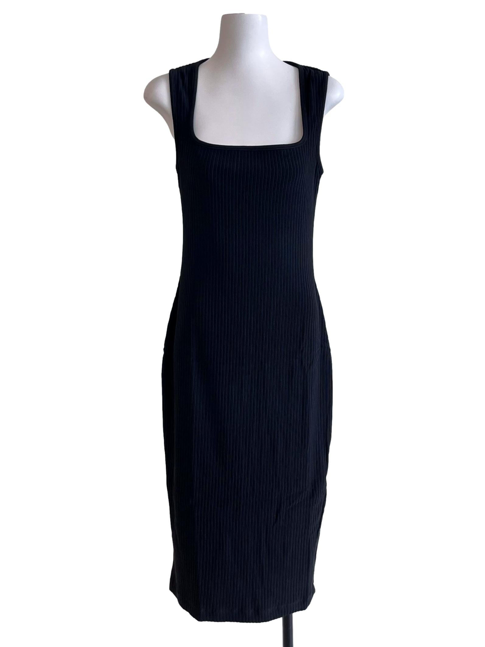 Onyx Black Bodycon Dress