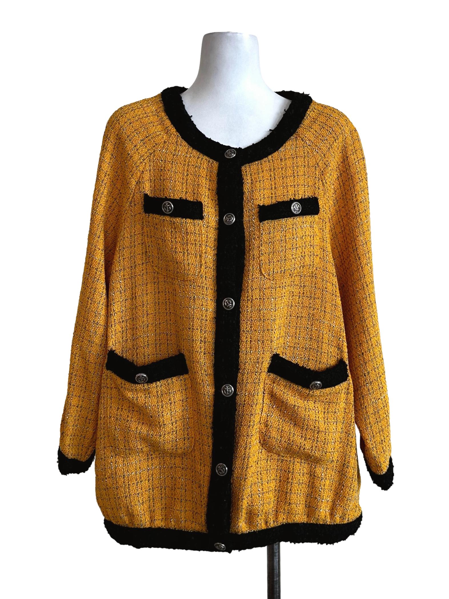 Butterscotch Yellow Knit Cardigans