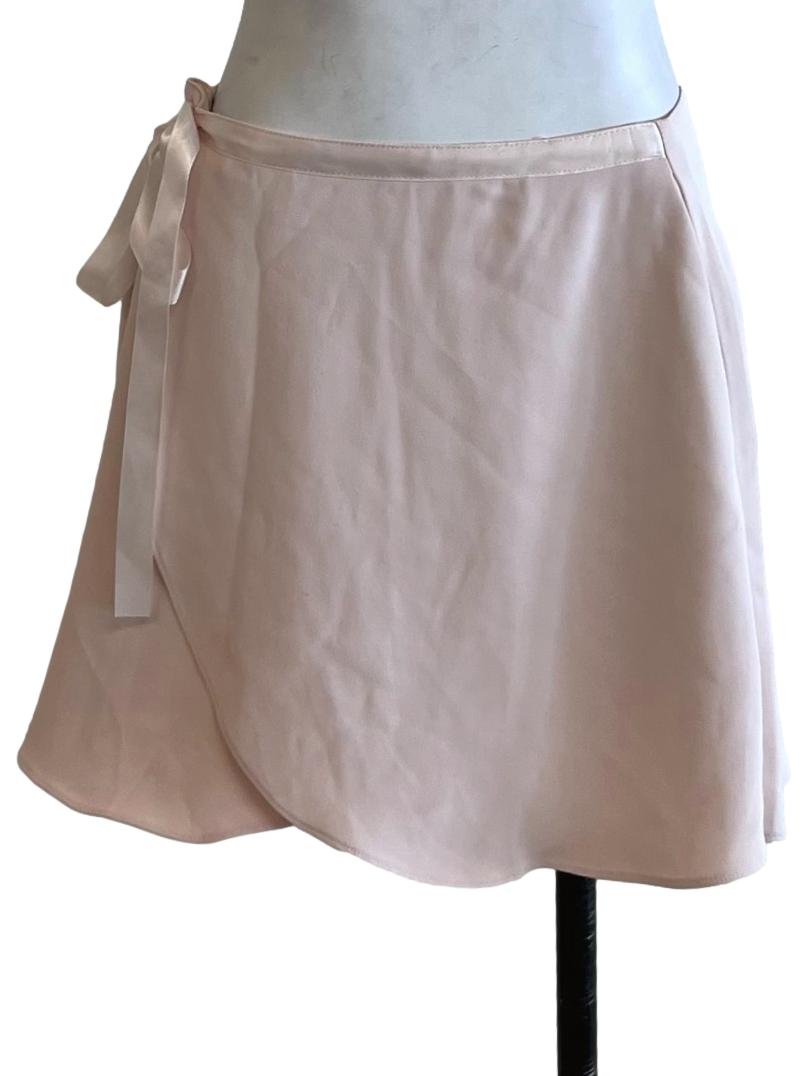 Blush Pink Wrap Mini Skorts