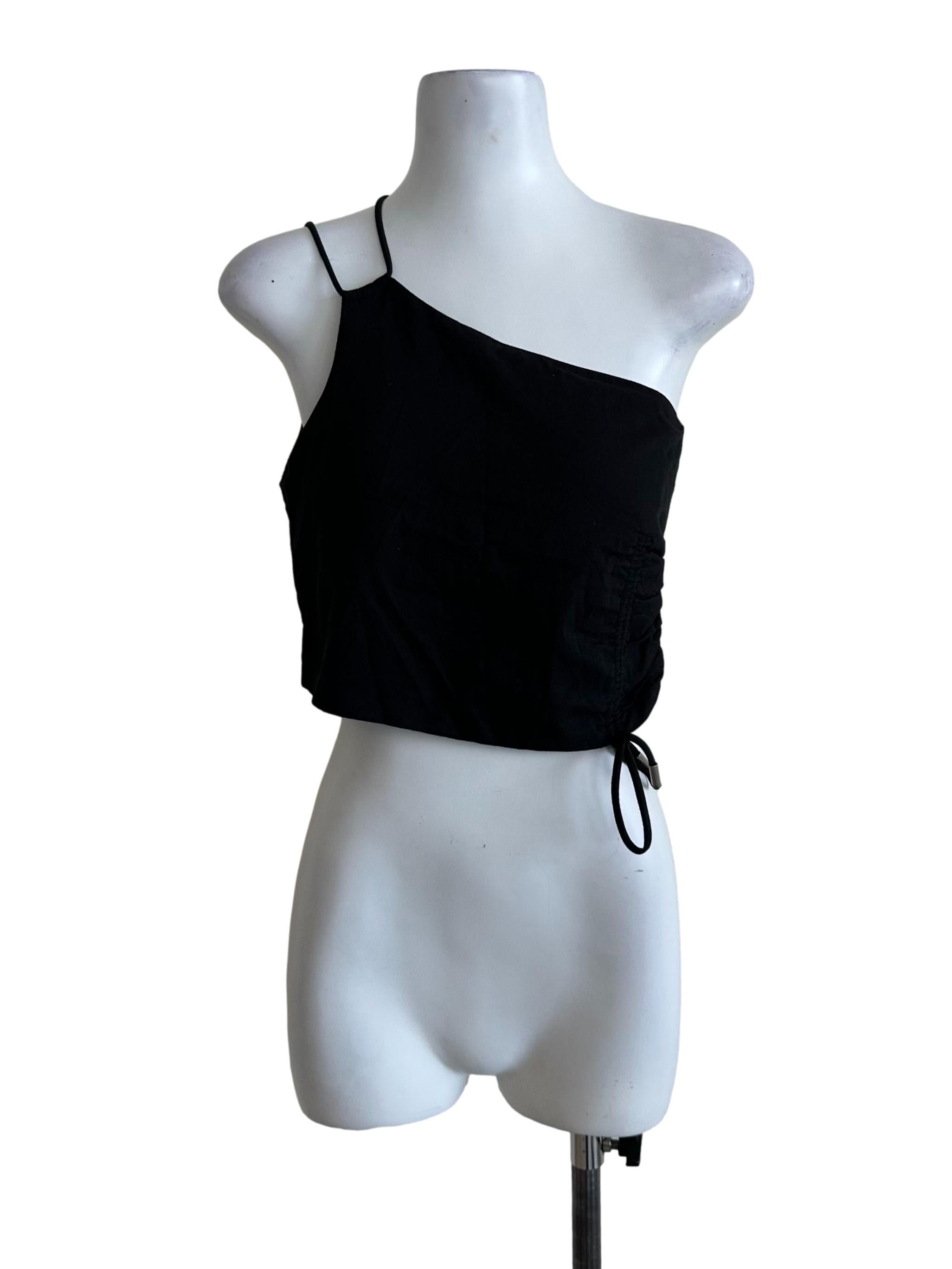 Onyx Black Asymmetric Top
