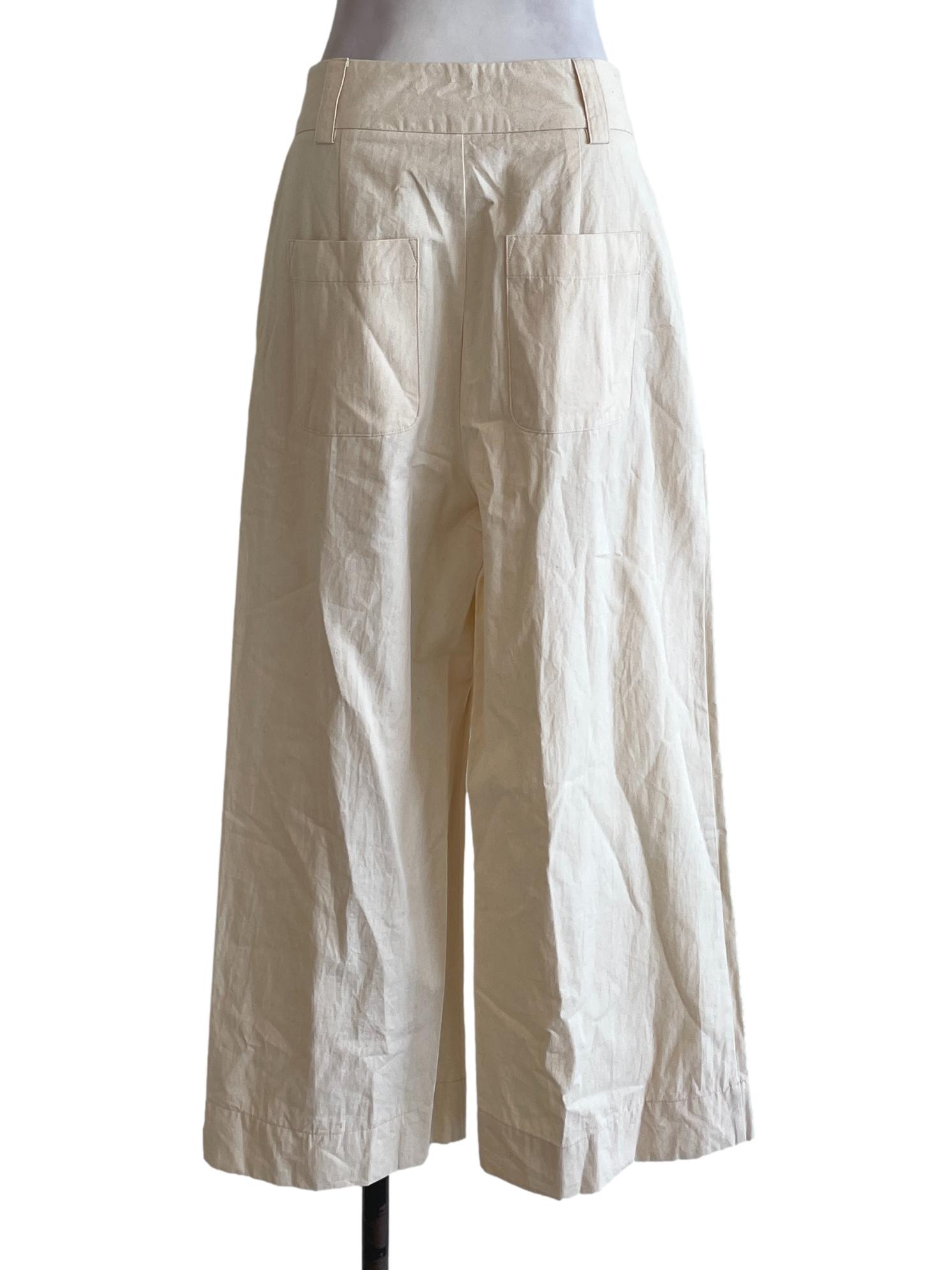 Egg Shell Beige Formal Pants LB