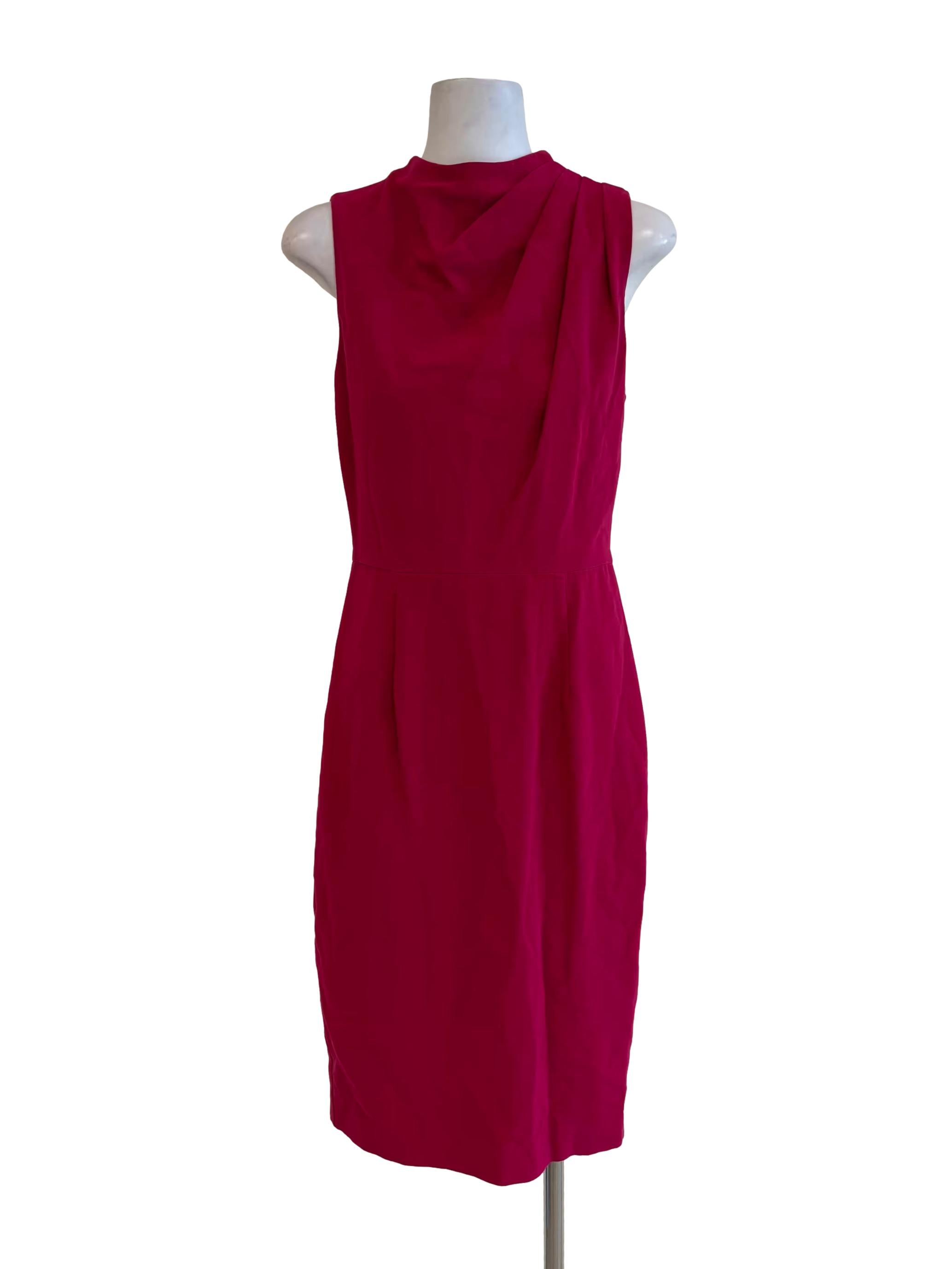 Ruby Sleeveless Mock Neck Pencil Dress