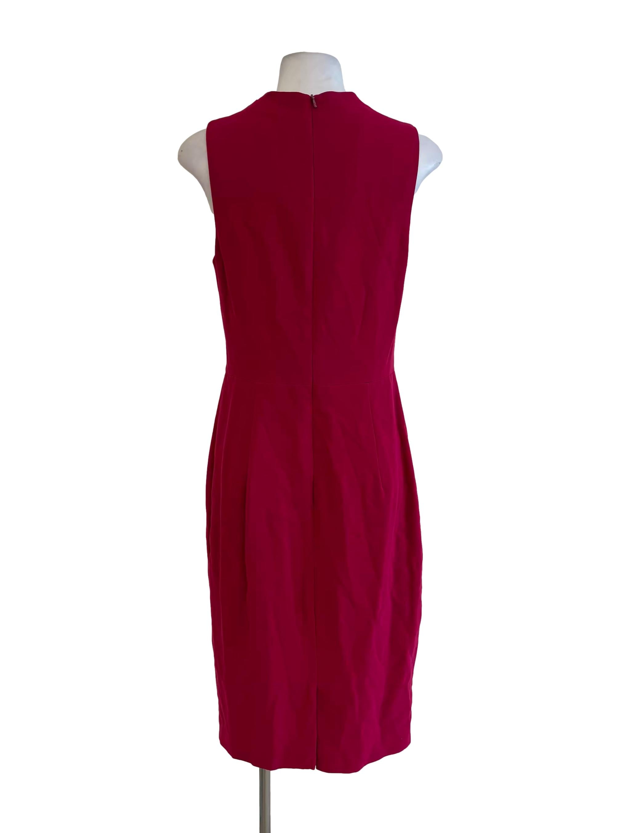 Ruby Sleeveless Mock Neck Pencil Dress