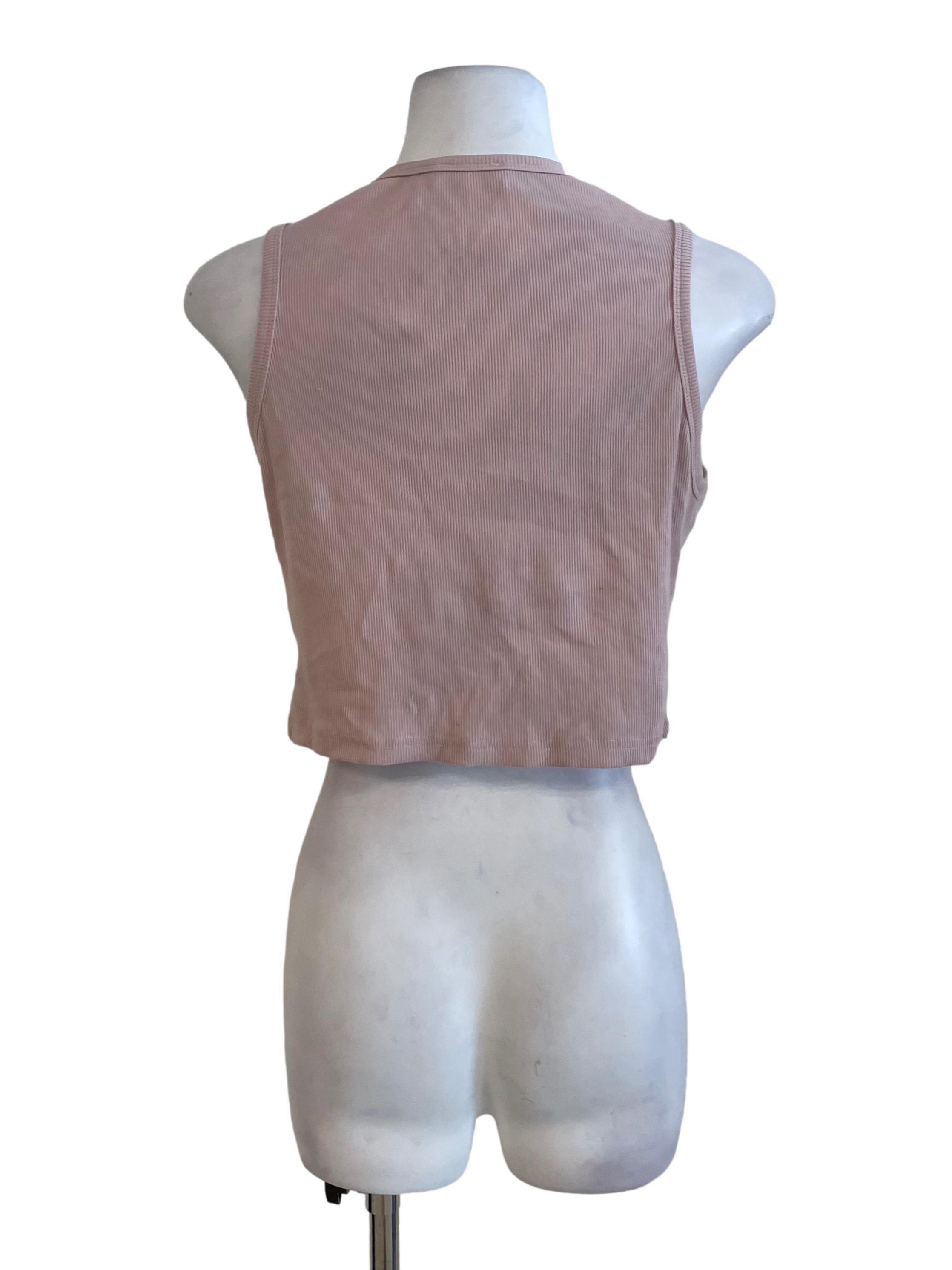 Lemonade Overlay Crop Tank Top