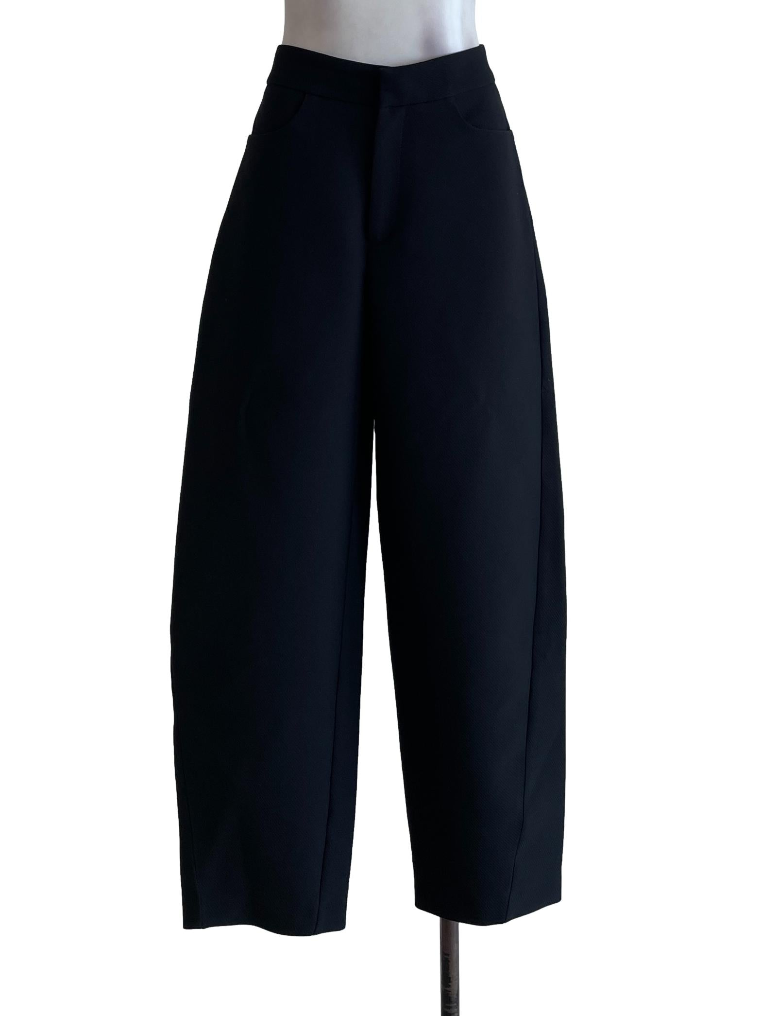 Black Plain Formal Pants
