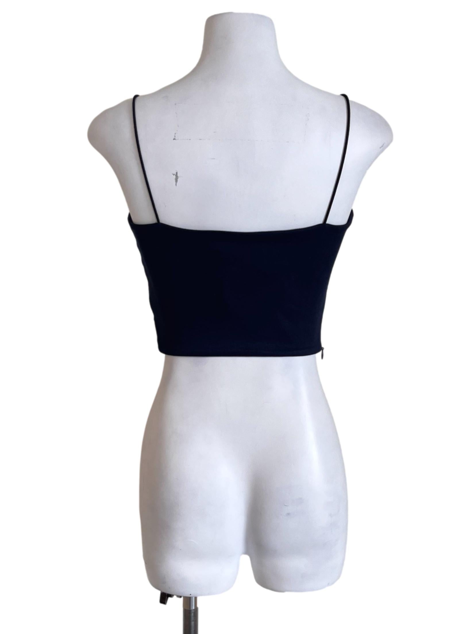 Navy Blue Spaghetti Strap Top
