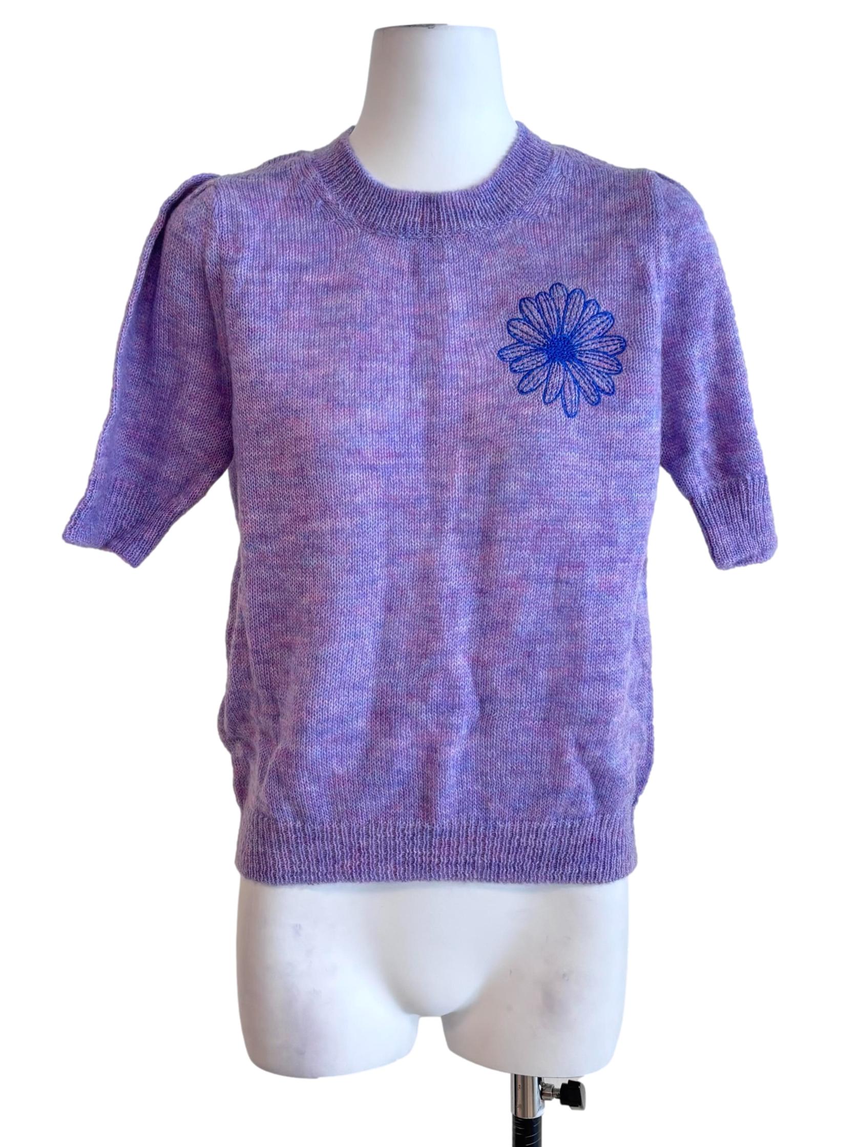 Lavender Purple Knitted Top