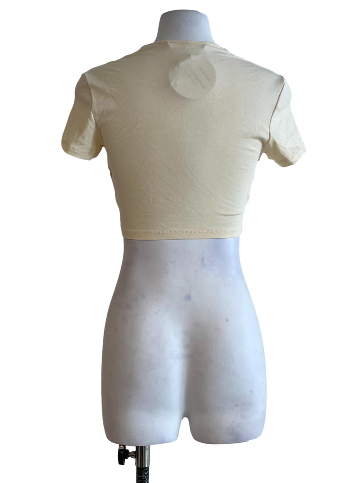 Buttermilk Yellow Square Neckline Blouse