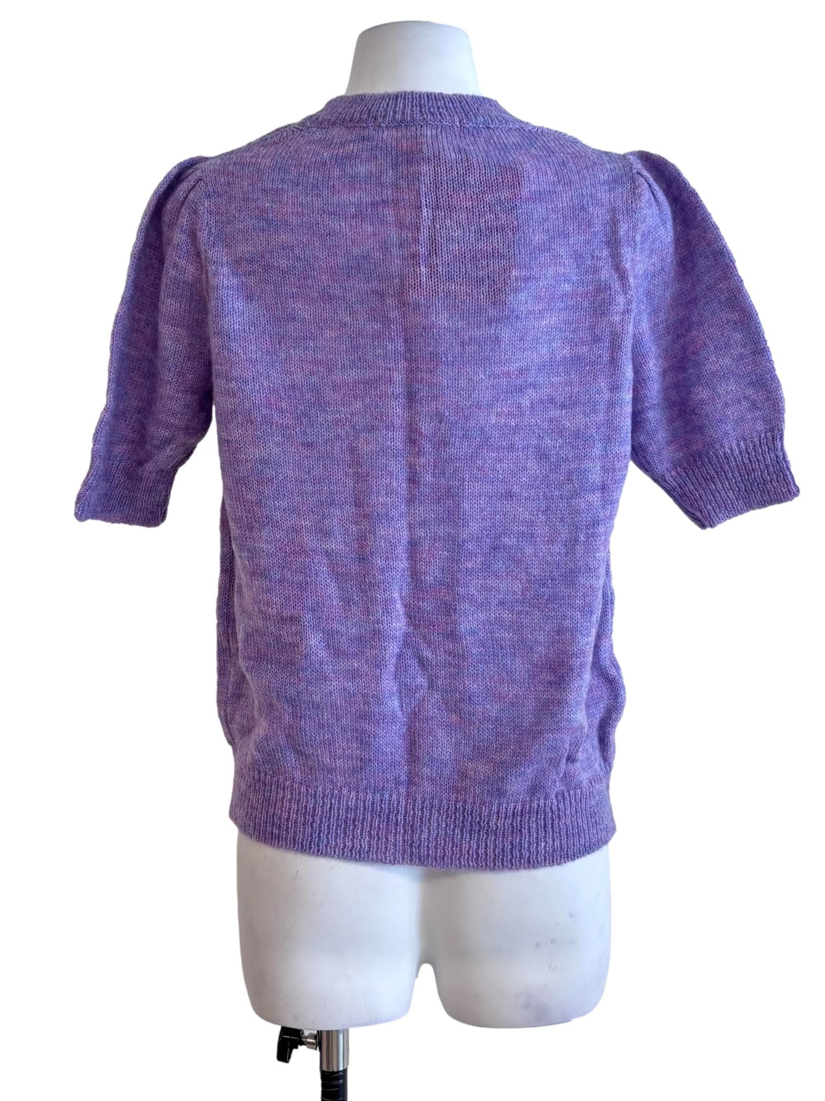 Lavender Purple Knitted Top