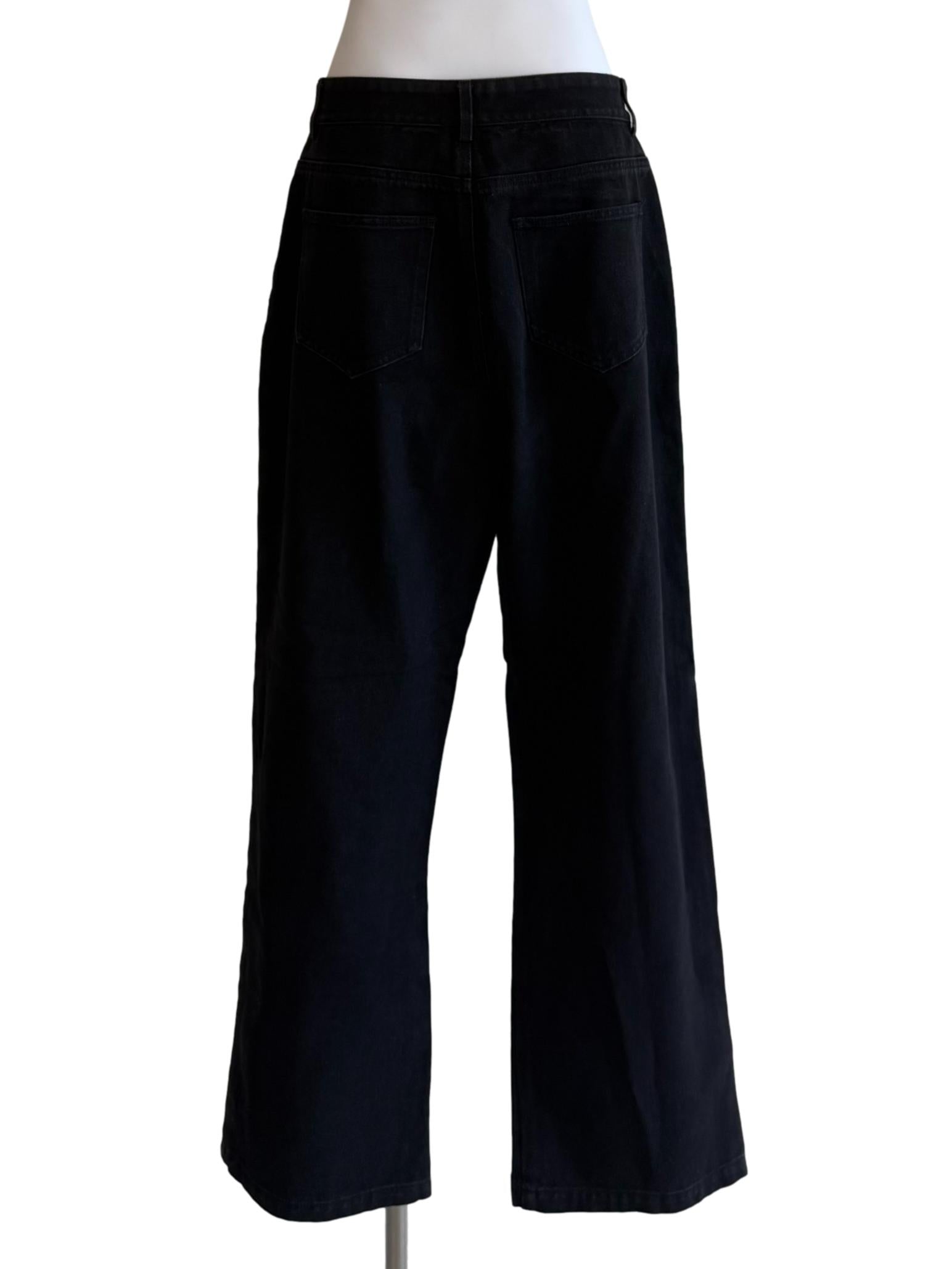 Charcoal Ripped Baggy Jeans