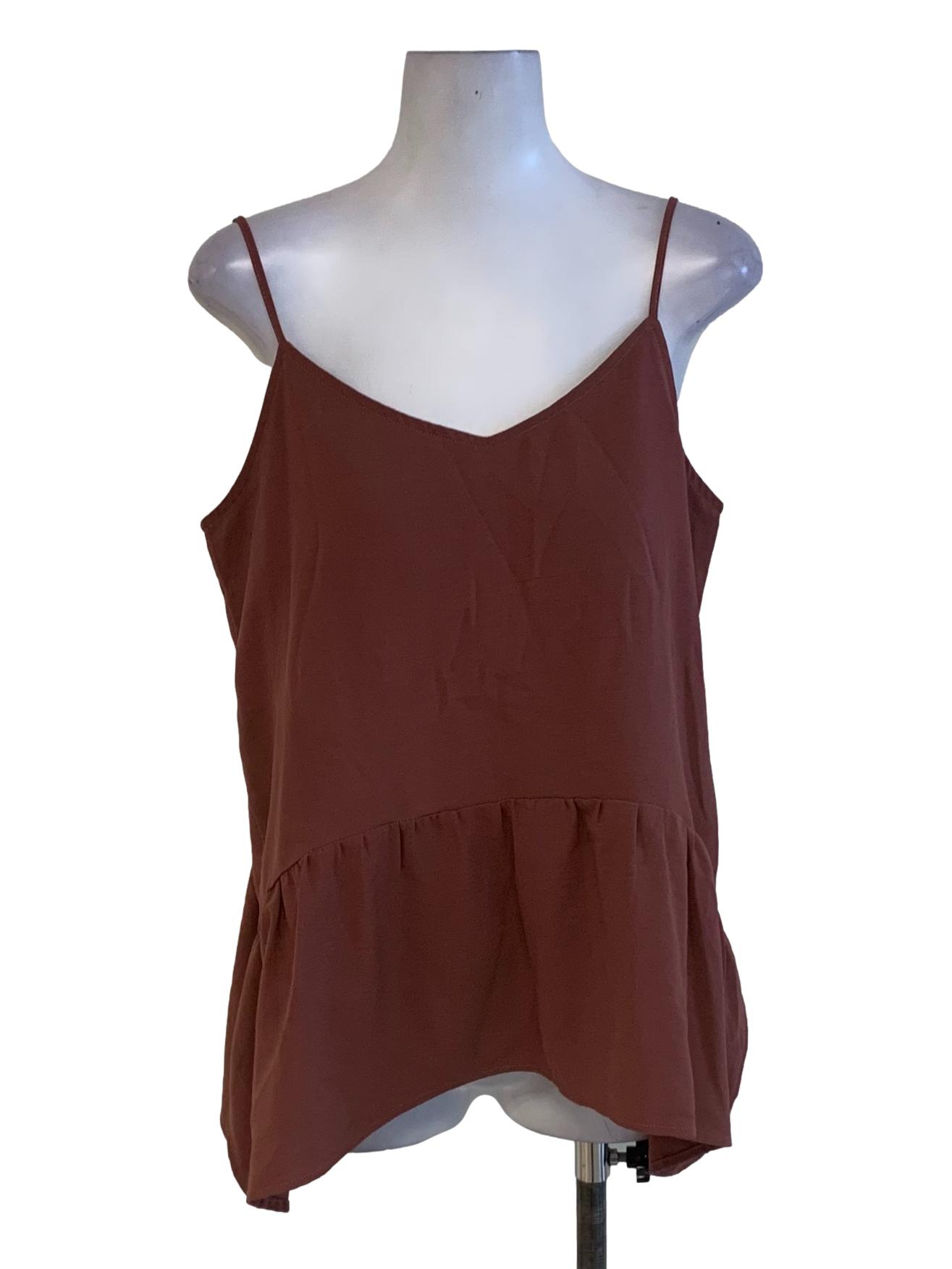 Watermelon Spaghetti Strap Sleeveless Top
