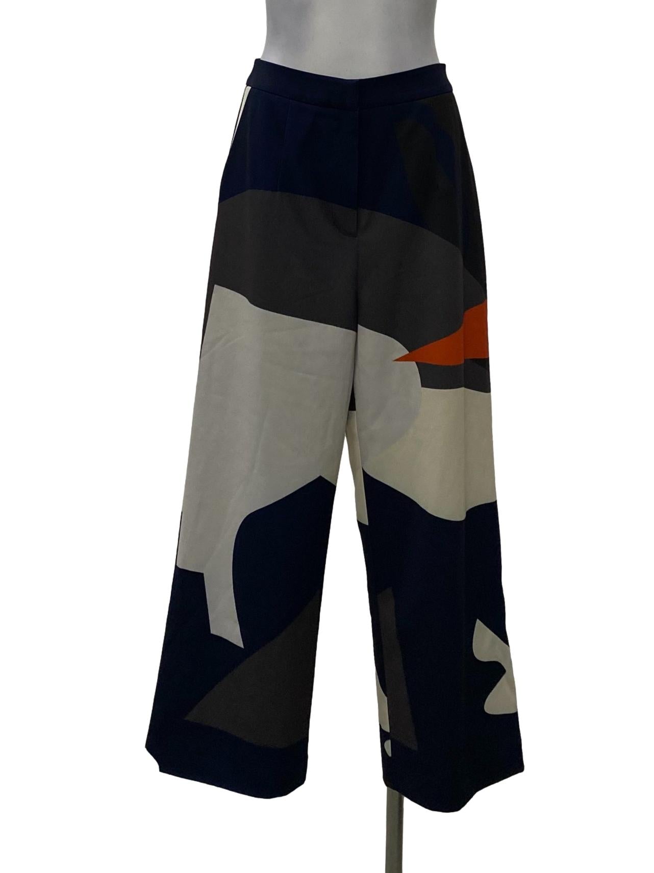 Multi-Coloured With Orange Roadmap Pants OSN