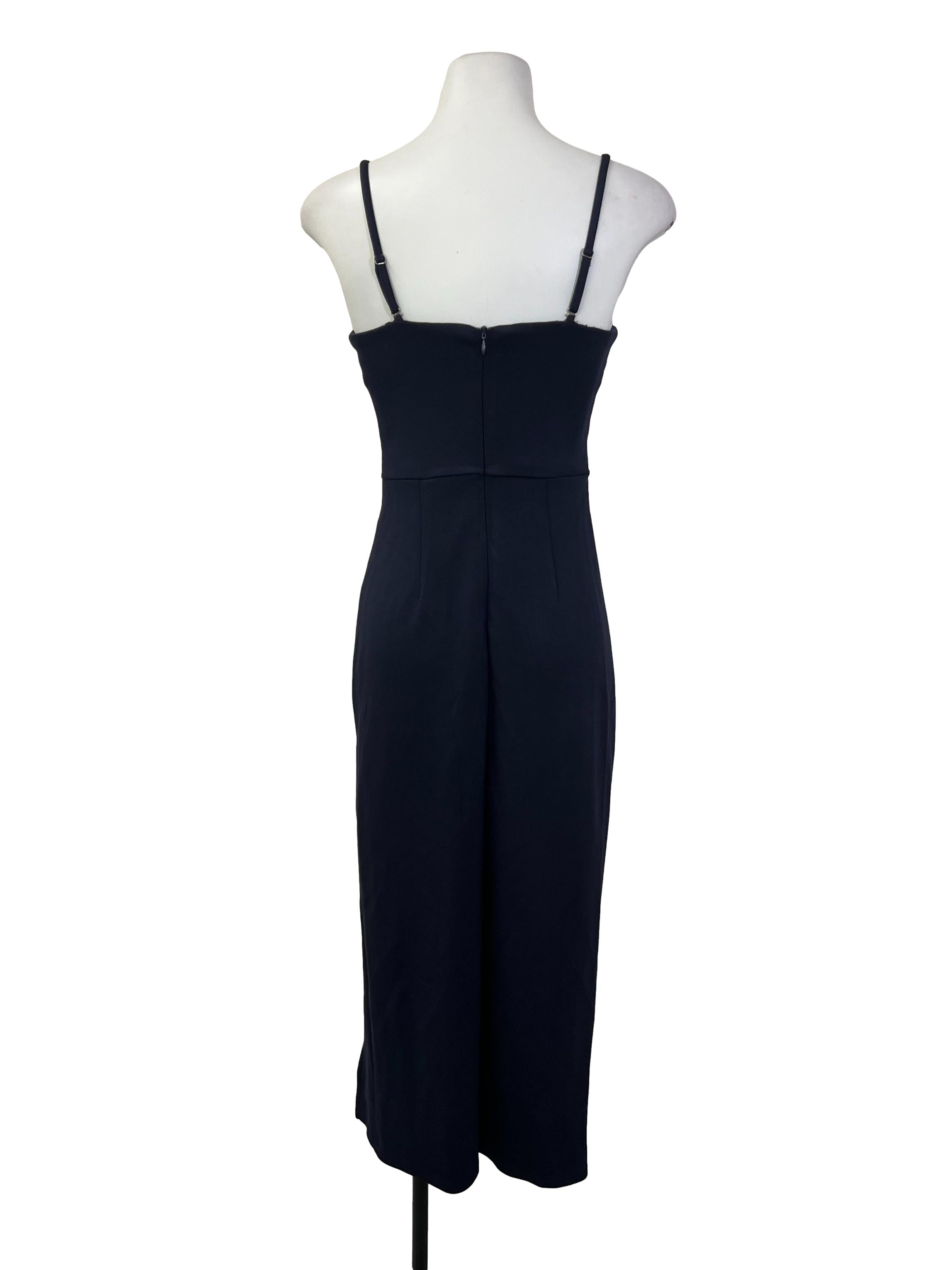 Navy Blue Laced Dress