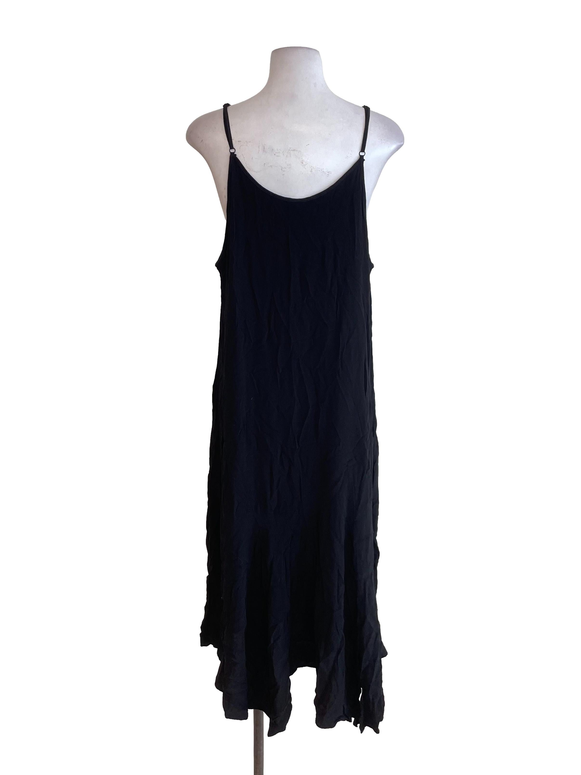 Black Flowy Cami Dress