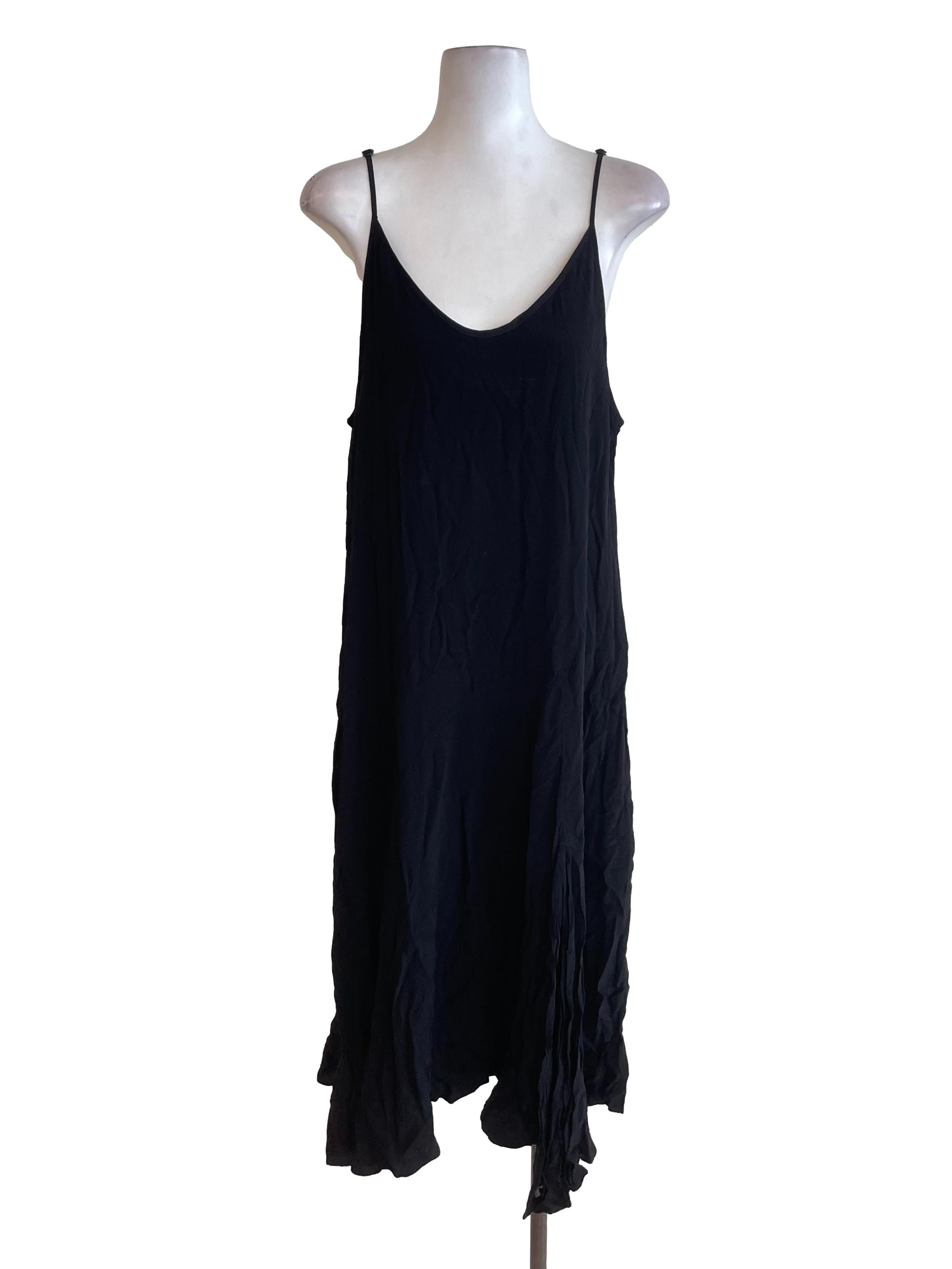 Black Flowy Cami Dress