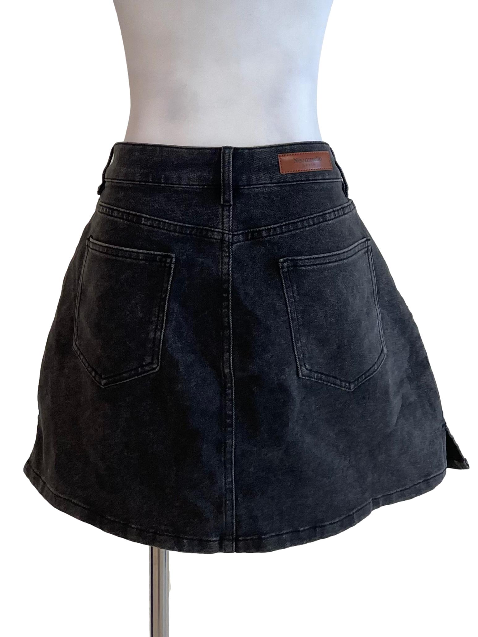 Shadow Fit Jean Skirt