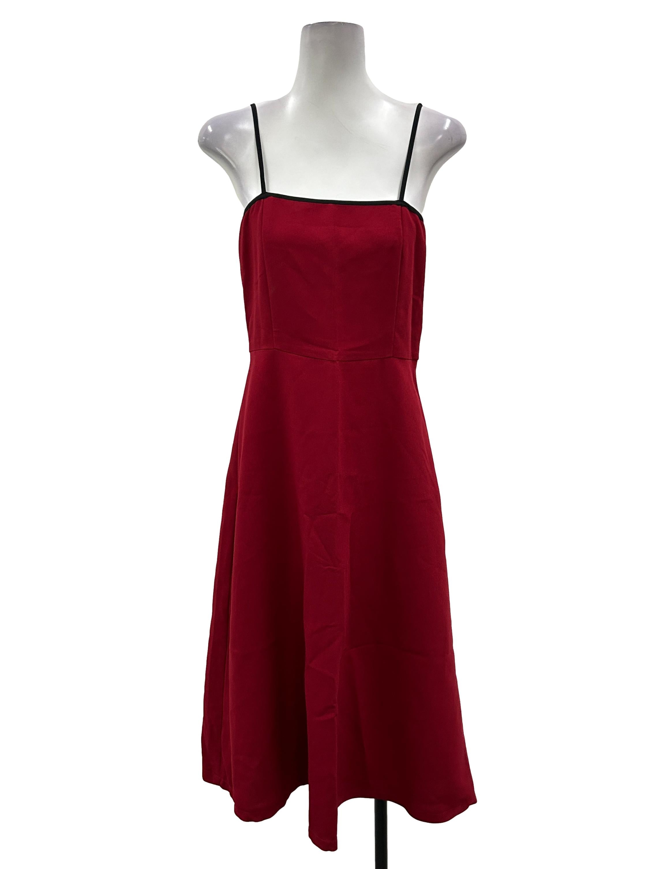 Red Ringer Sleeveless Dress