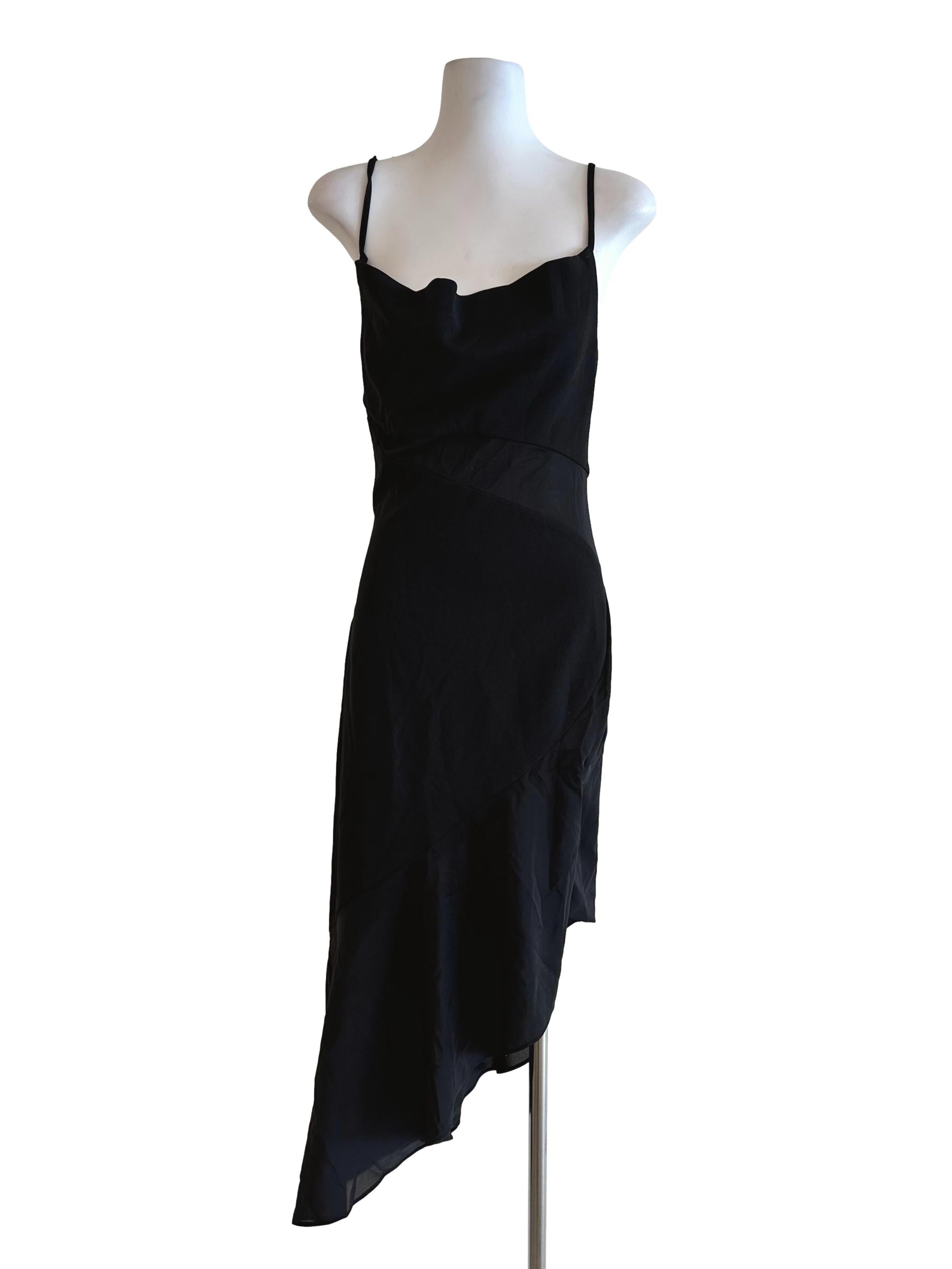 Spider Black Sleeveless Dress