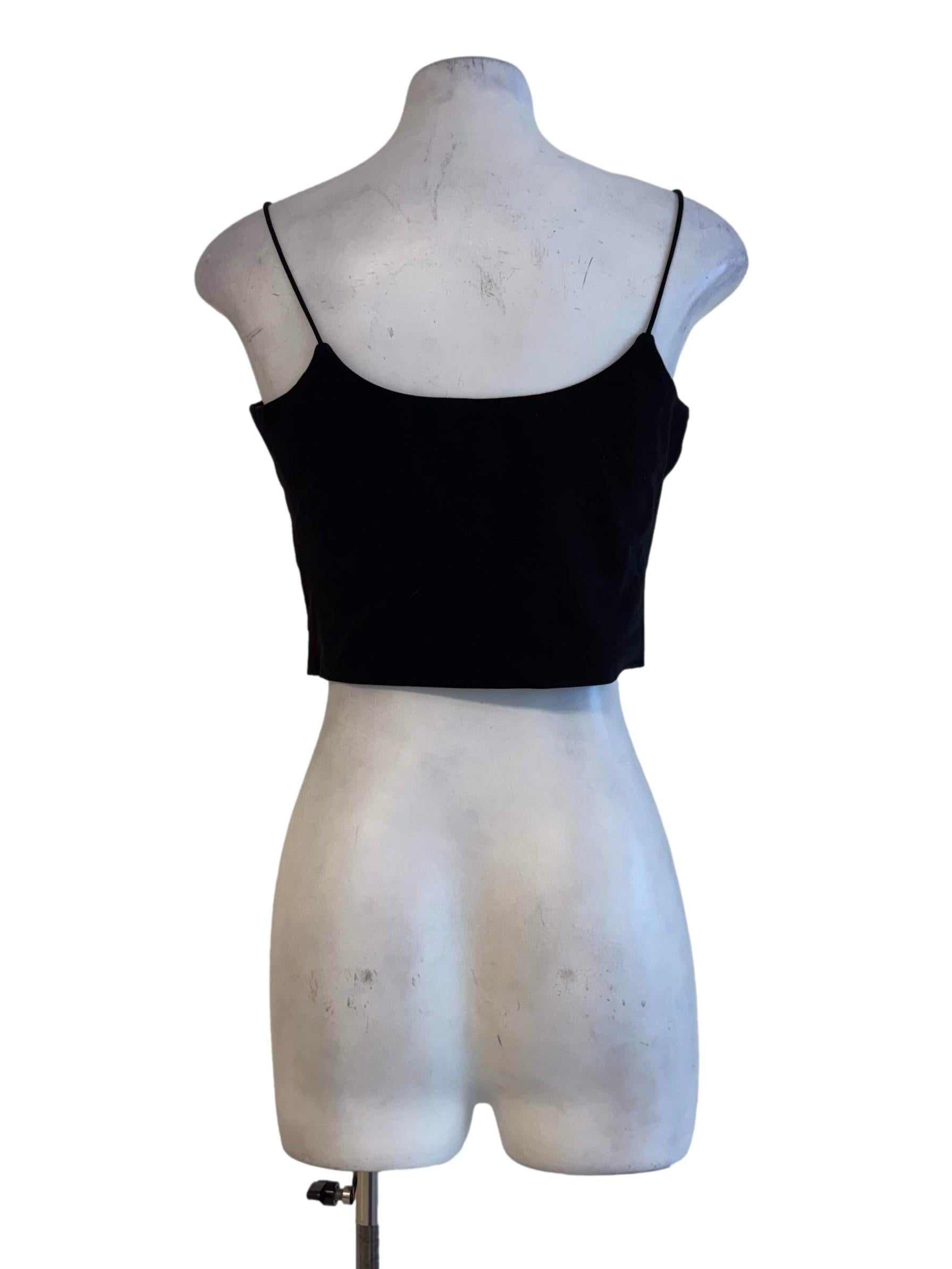 Muted Black Padded Bralette